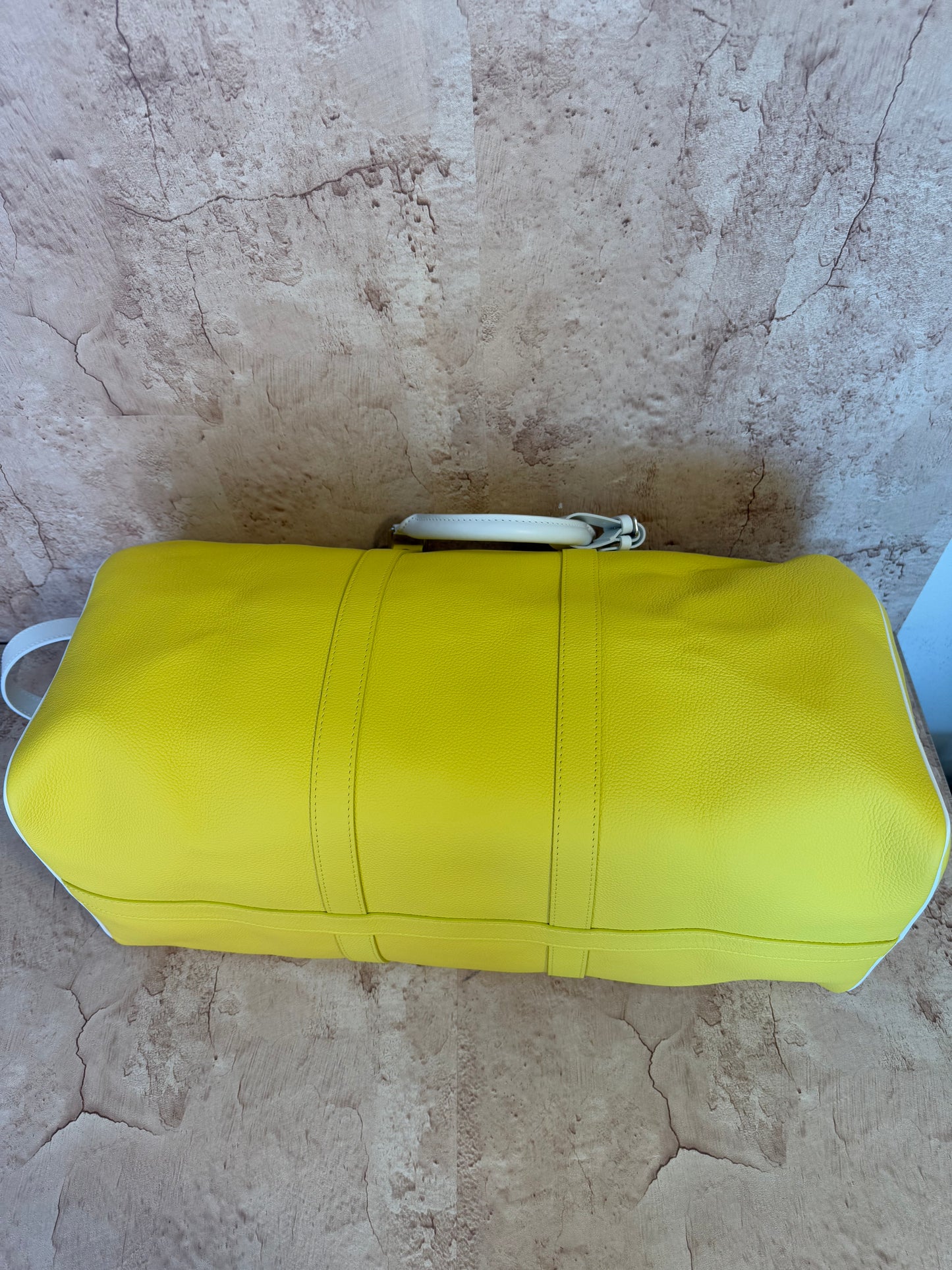 LIKE NEW- Louis Vuitton X Virgil Abloh Everyday Keepall Bandouliere 50