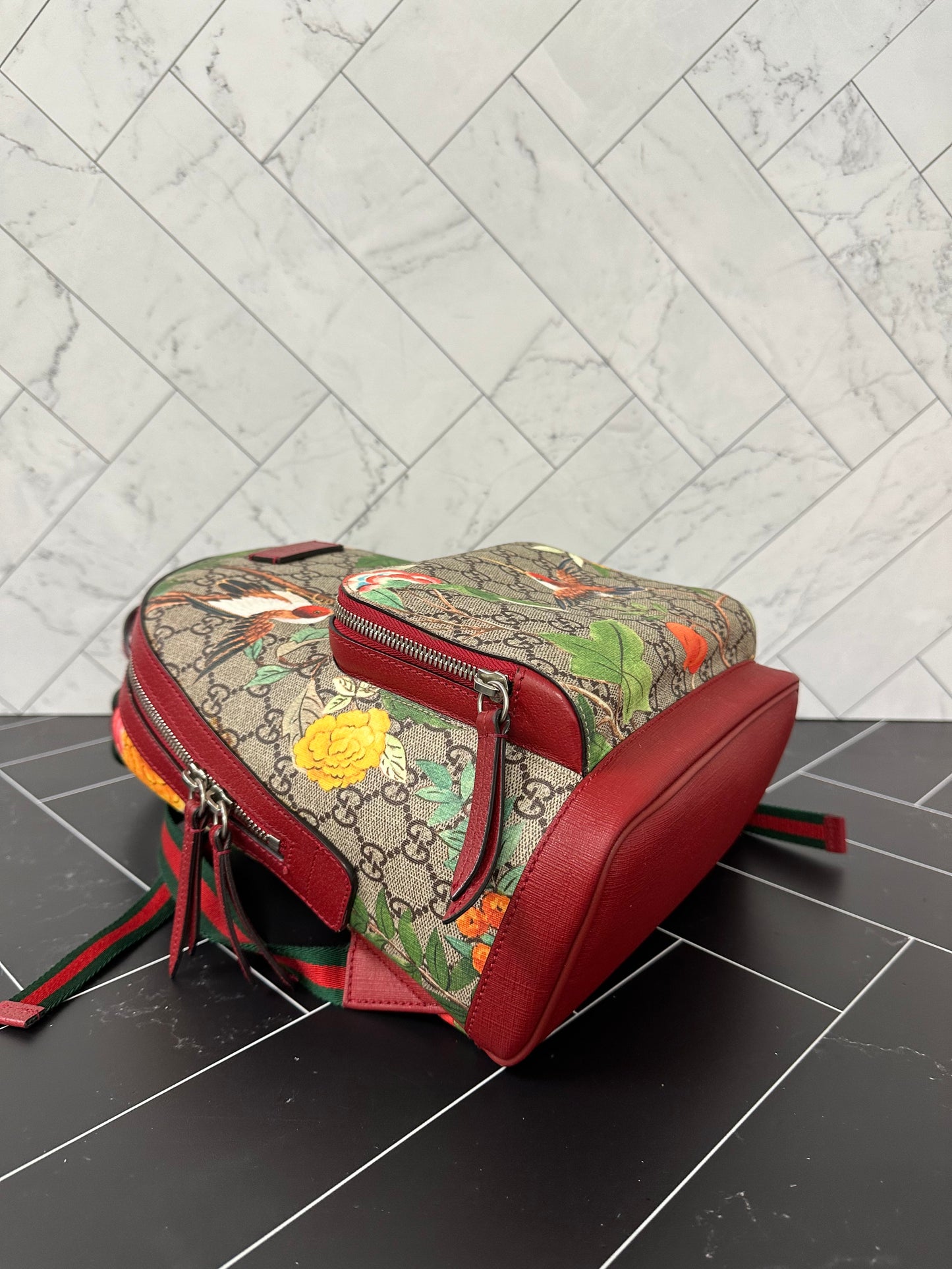 Gucci GG Supreme Coated Canvas Small Backpack