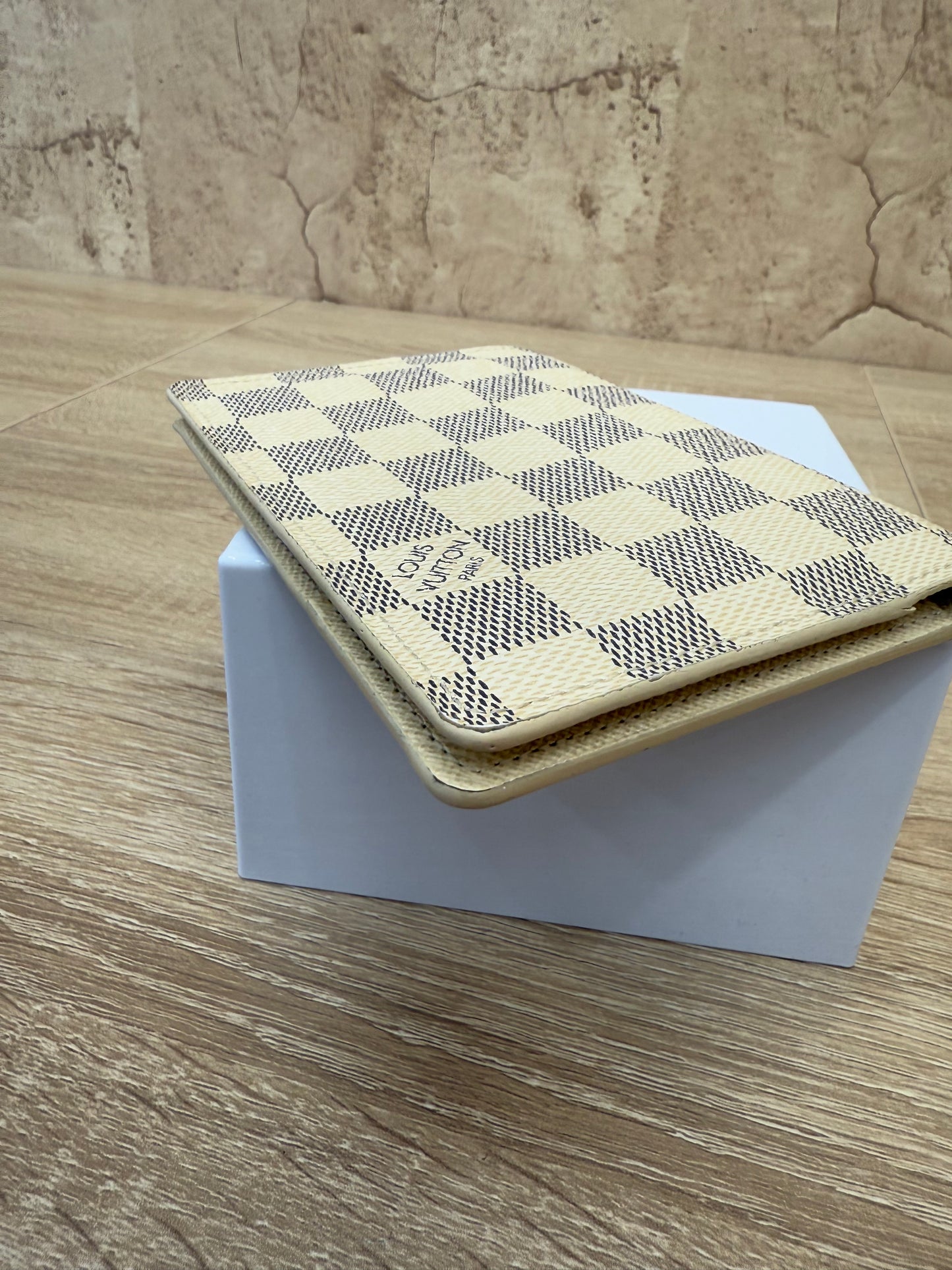 Louis Vuitton Damier Azur Passport Holder