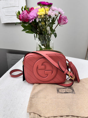 *DONS DROP* Gucci Pink Leather Blondie Small Camera Crossbody