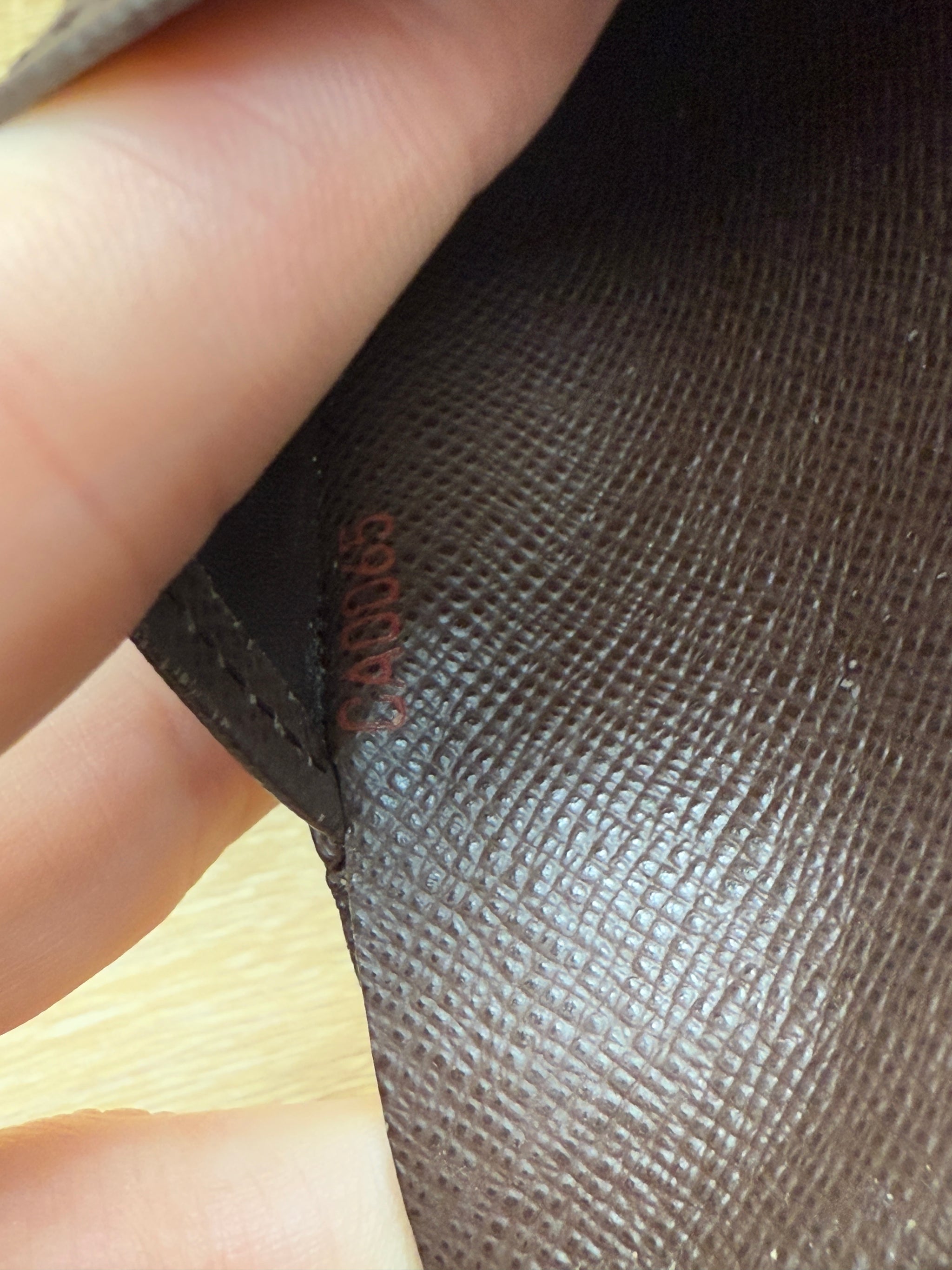 Louis Vuitton Damier Ebene French Wallet