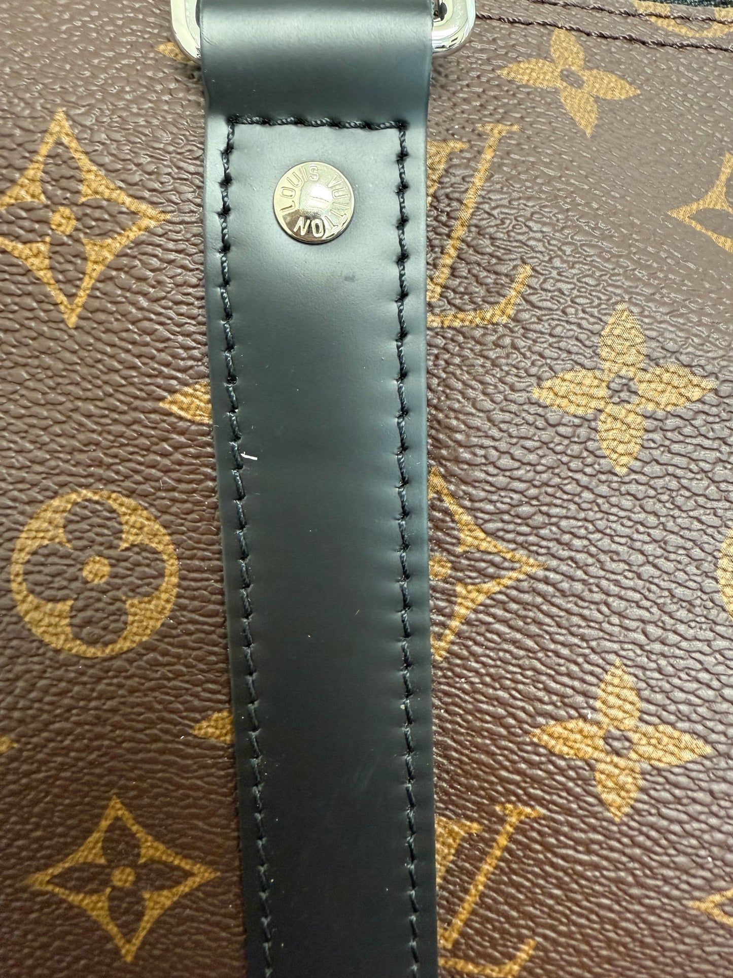 Louis Vuitton Monogram Macassar Keepall 55 Bandouliere