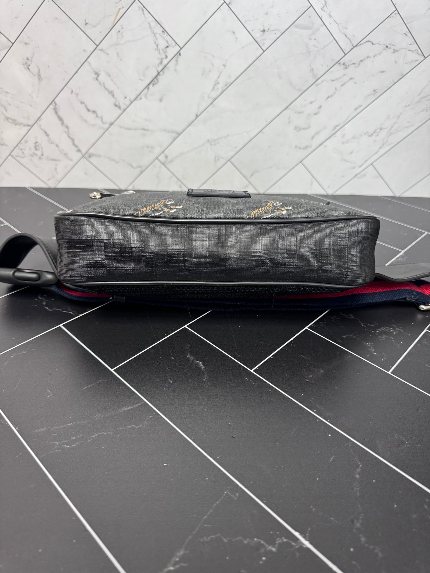 Gucci Bengal Tiger Black Belt Bag