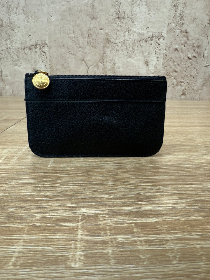 Gucci Vintage Black Leather Key Pouch