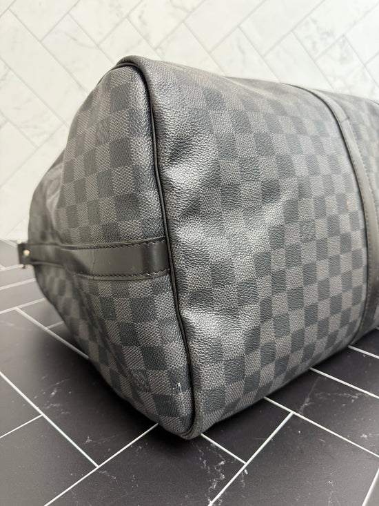 Louis Vuitton Damier Graphite  Keepall 55 Bandouliere