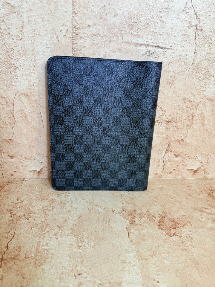 Louis Vuitton Damier Graphite Notebook Cover & Passport Holder