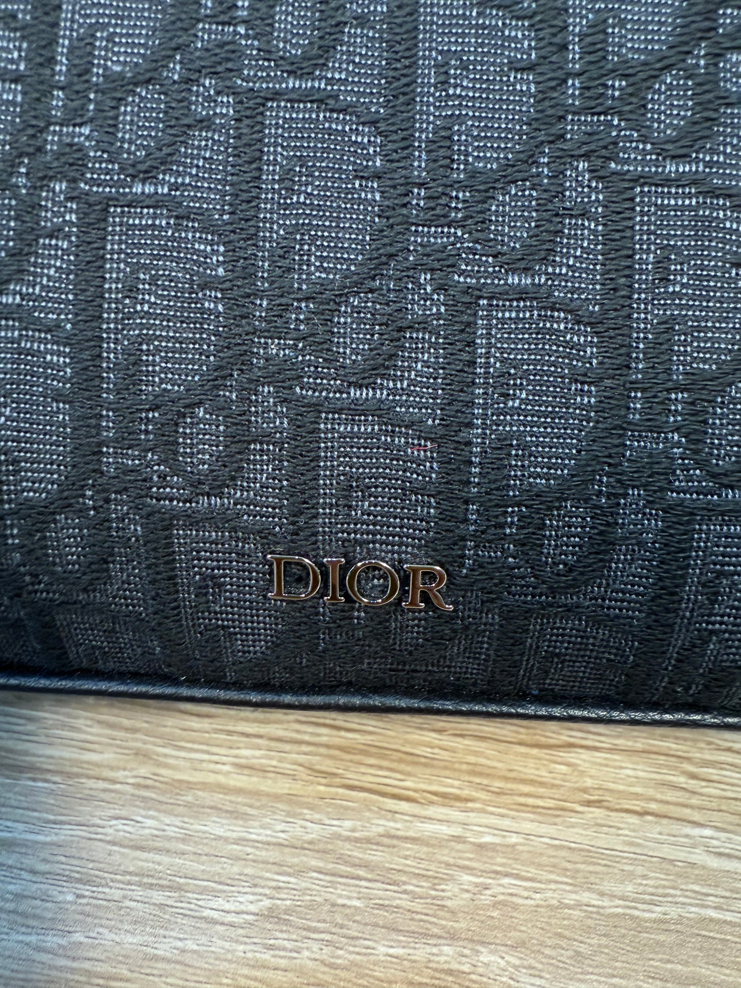 BRAND NEW- Christian Dior Black Jacquard Oblique Safari Crossbody