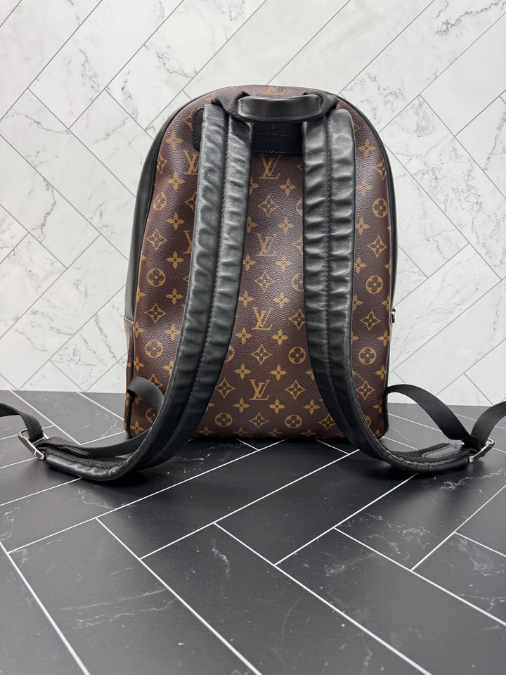 LIKE NEW Louis Vuitton Monogram Macassar Josh Backpack