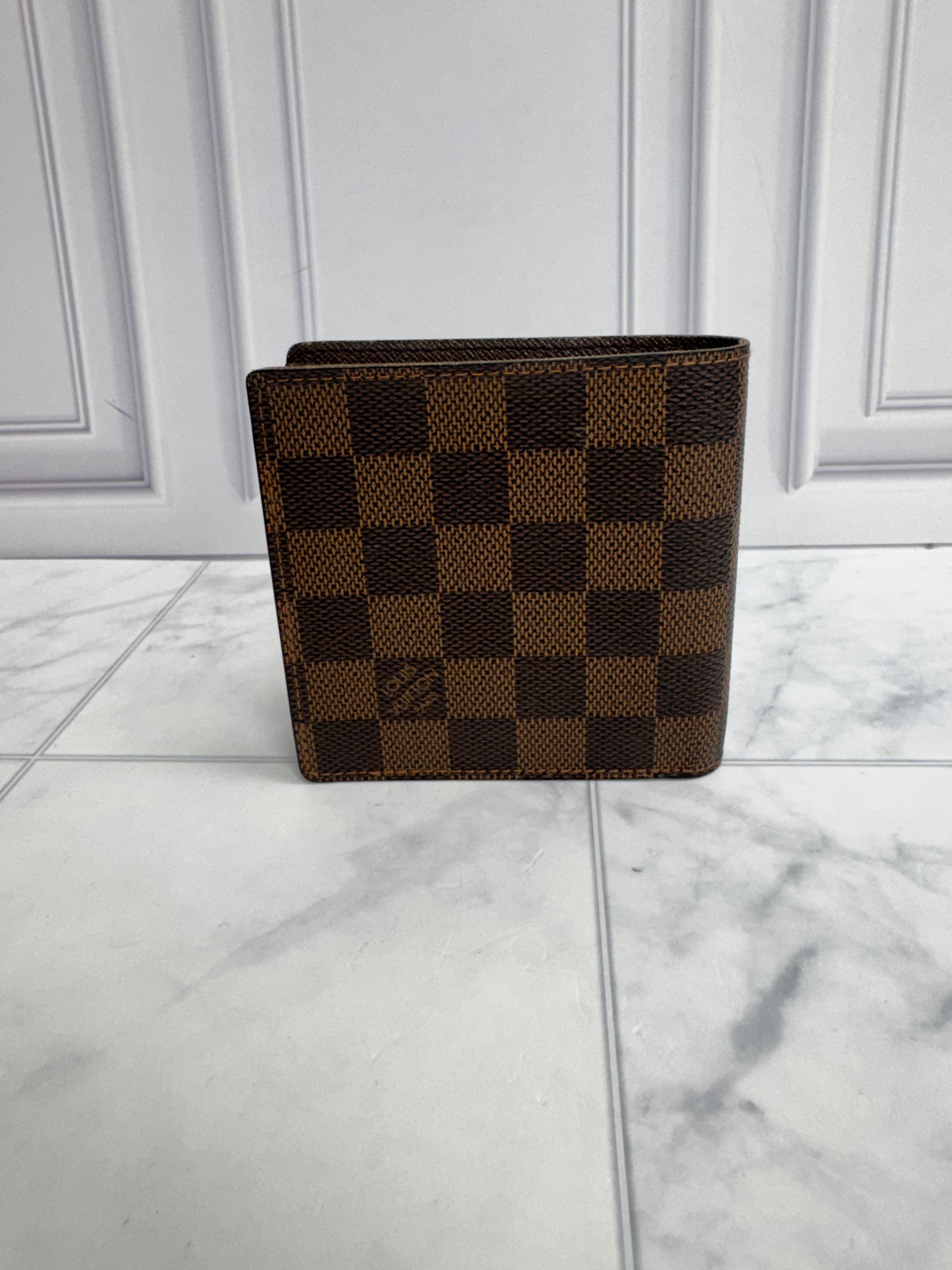 Louis Vuitton Damier Ebene Bifold Compact Wallet