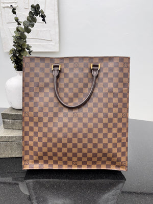 Louis Vuitton Damier Ebene Sac Plat GM