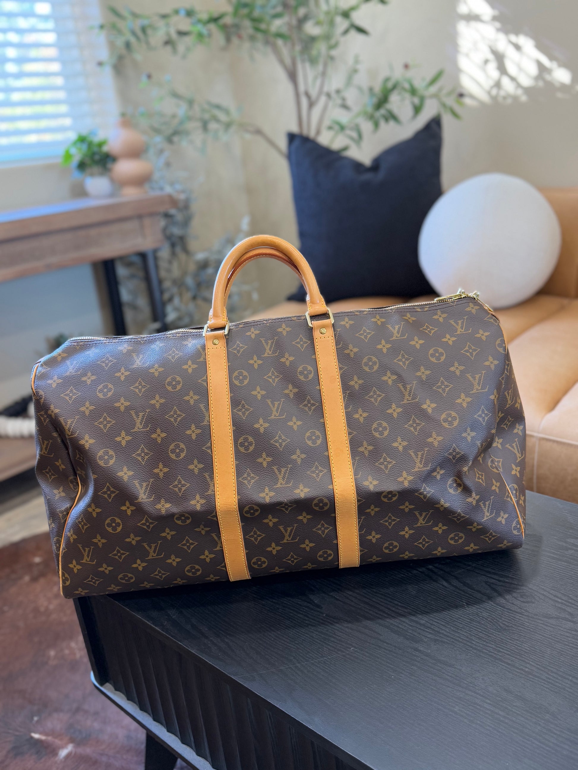 Louis Vuitton Monogram Keepall 55