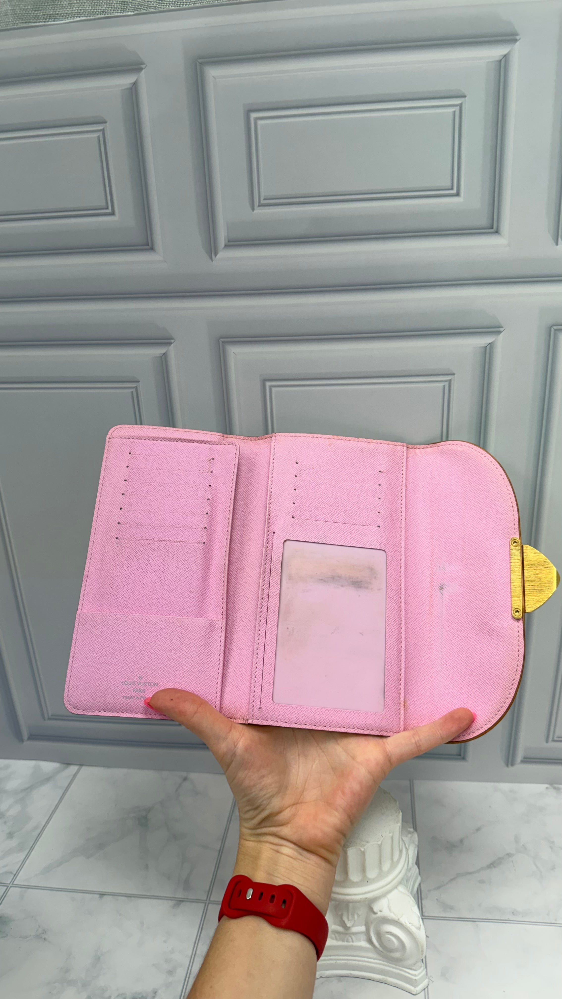 Louis Vuitton White Multicolor Monogram Eugenie Wallet