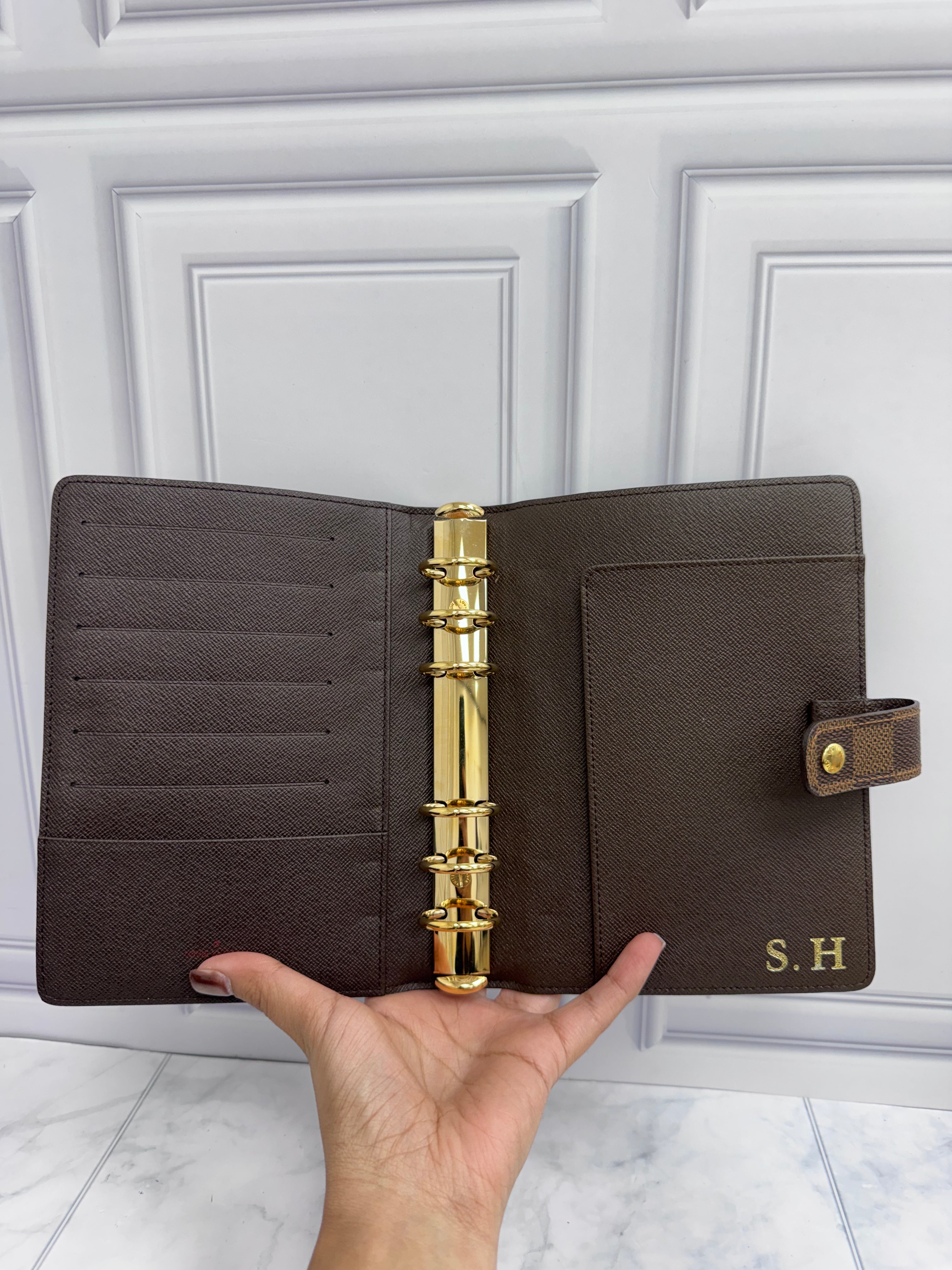 Louis Vuitton Damier Ebene Agenda MM
