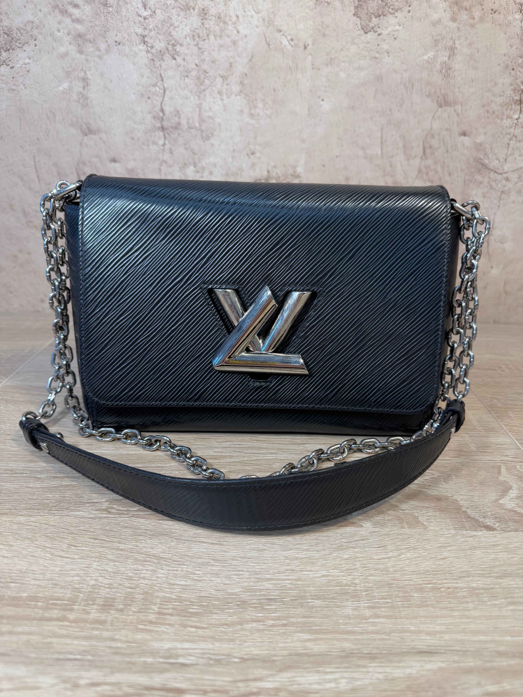 Louis Vuitton Black Epi Twist MM Bag