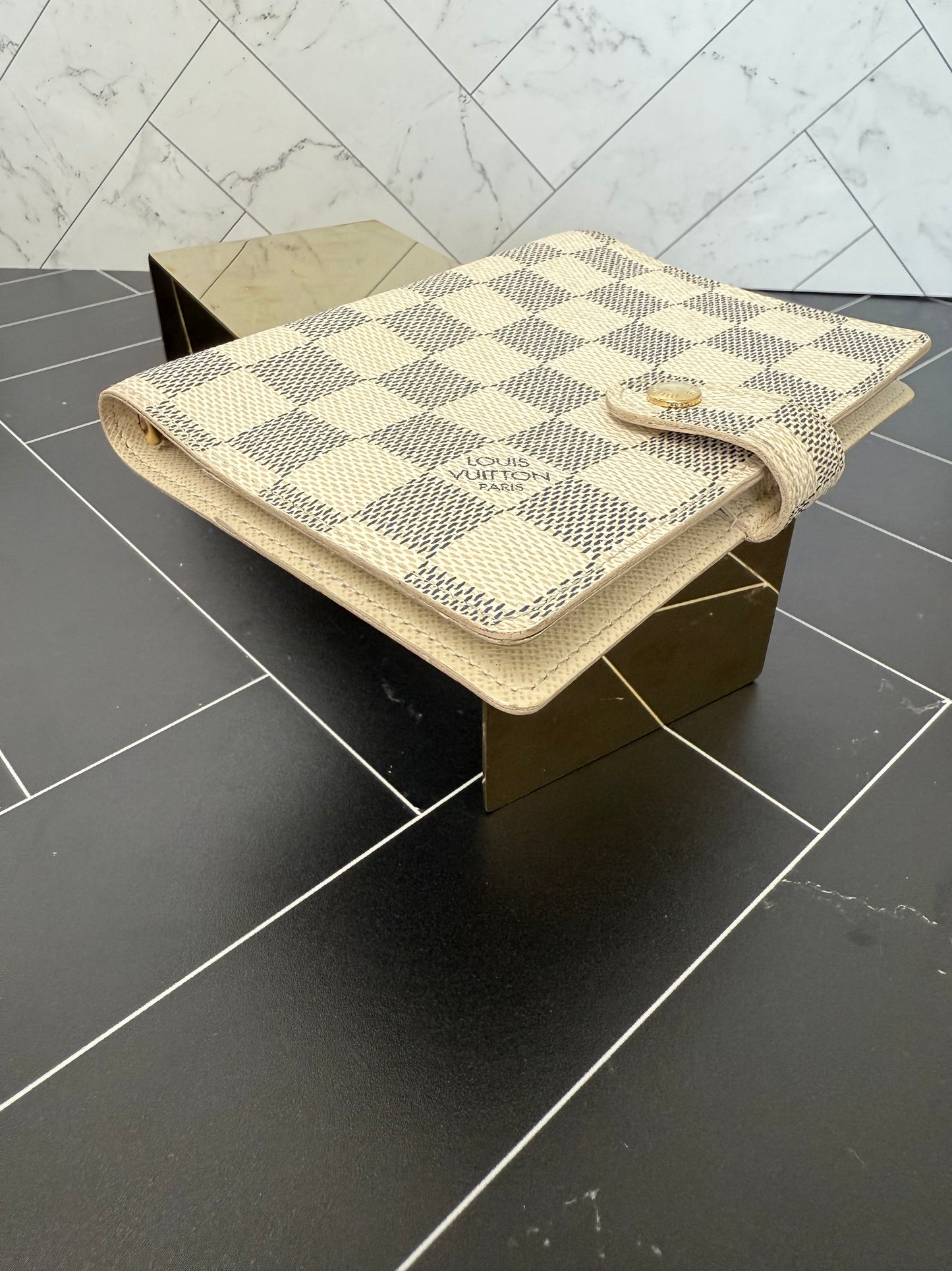 Louis Vuitton Damier Azur Agenda Passport Holder PM