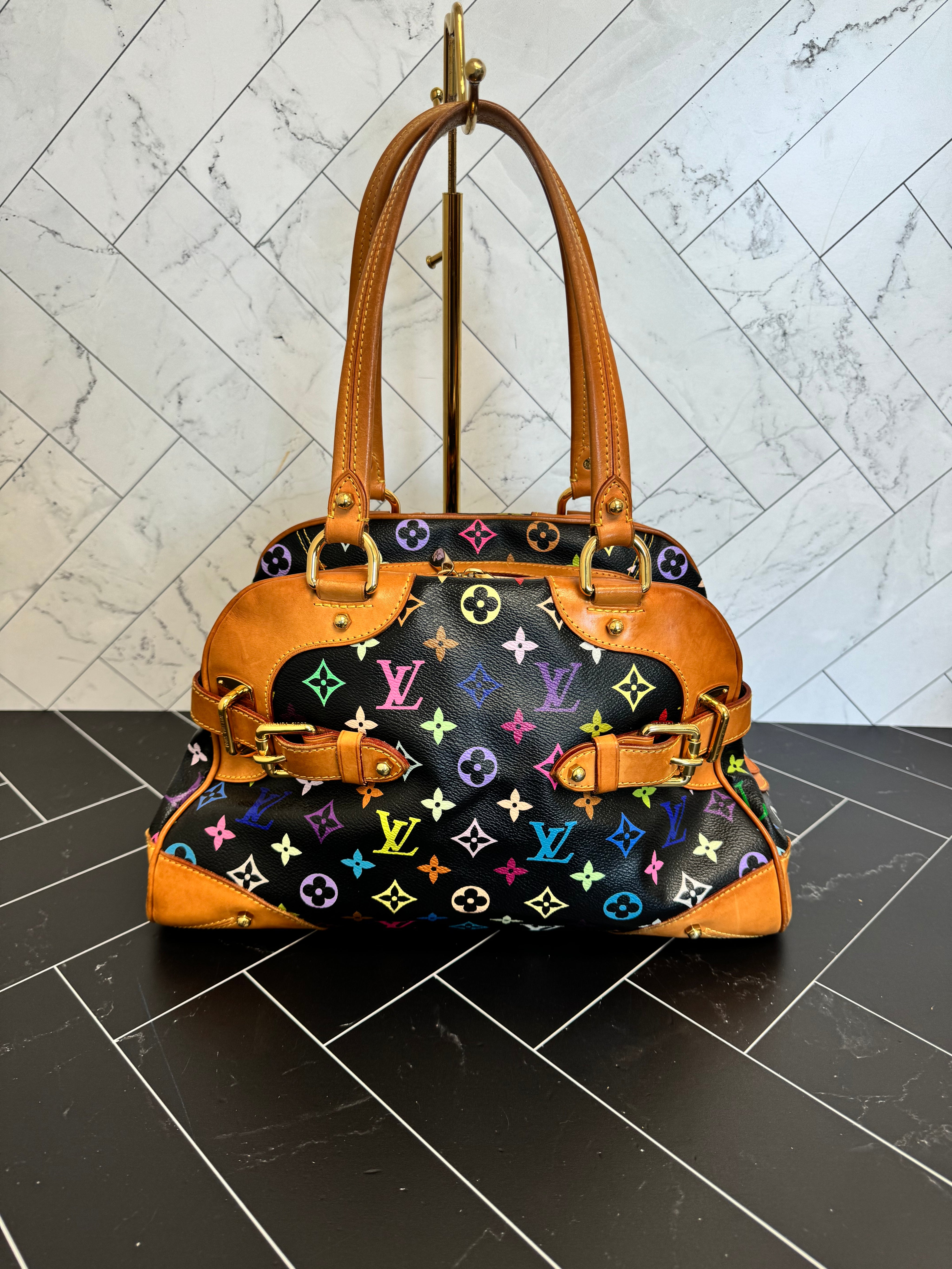 Louis Vuitton Black Multicolore Claudia Bag