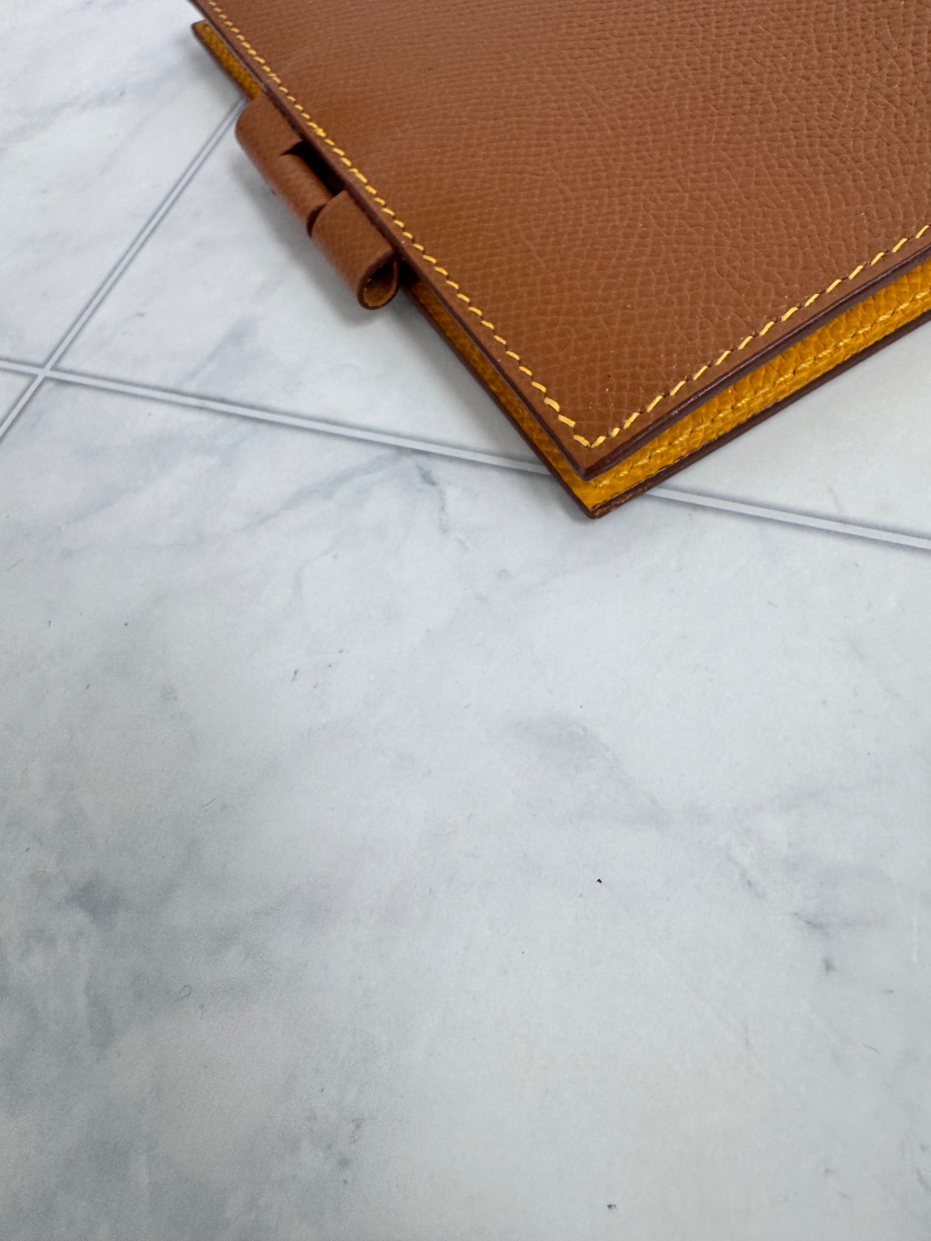 Hermes Brown Grained Leather Agenda Cover