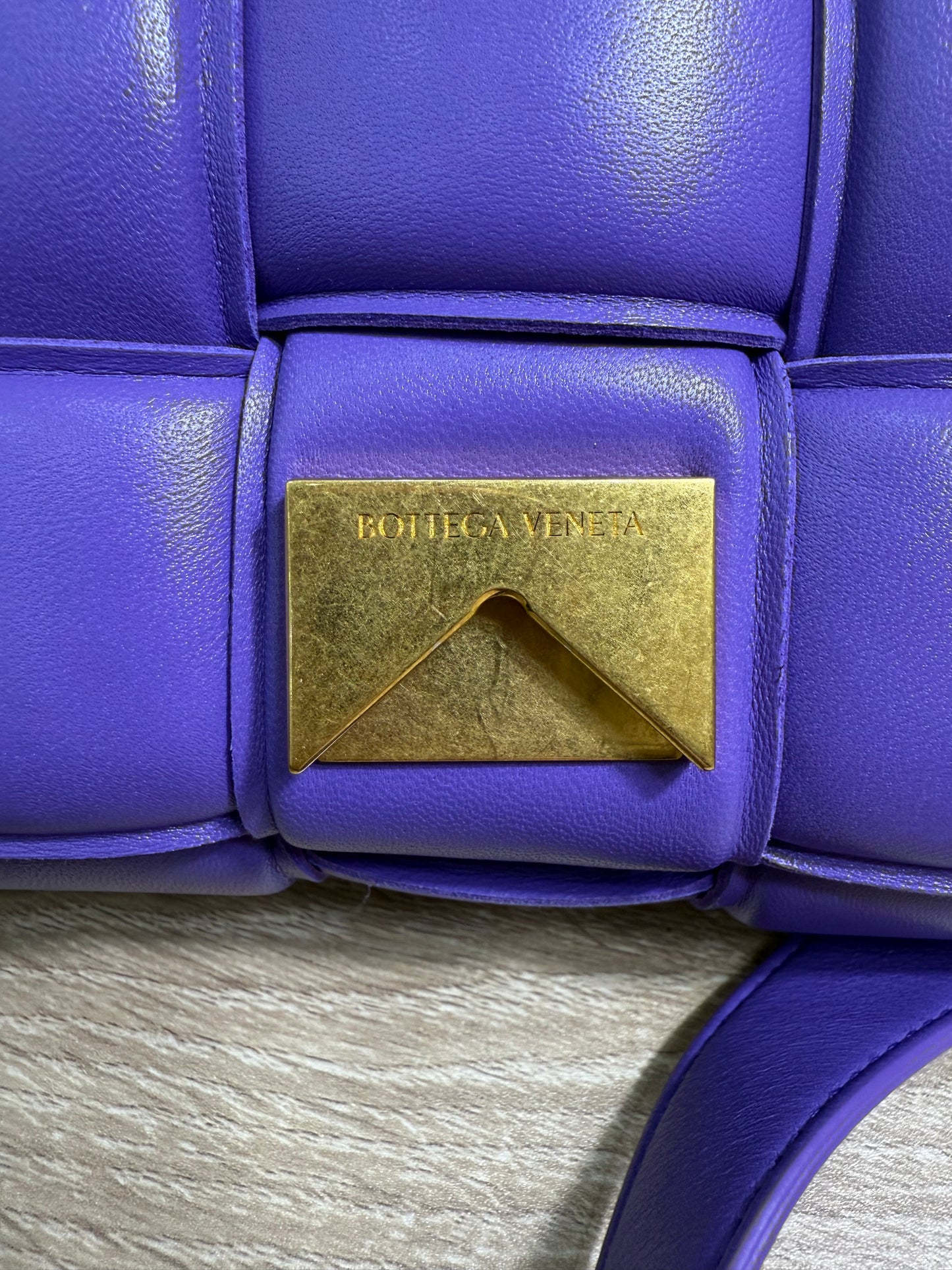 LIKE NEW- Bottega Veneta Purple Cassette Crossbody