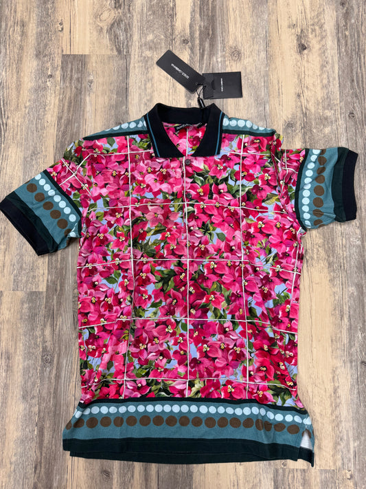 BRAND NEW Dolce & Gabbana Pink flower tee Shirt