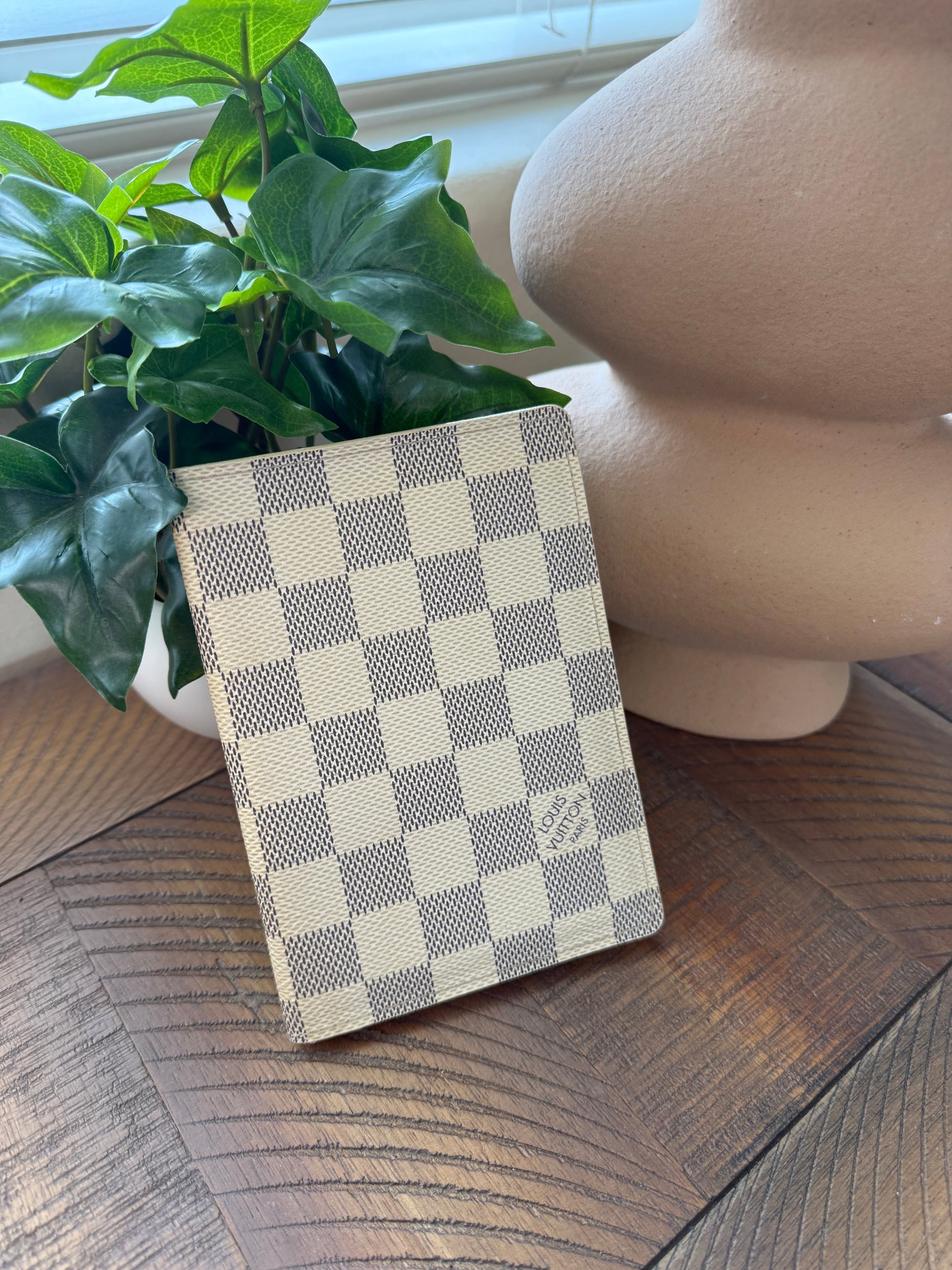 Louis Vuitton Damier Azur Passport Holder