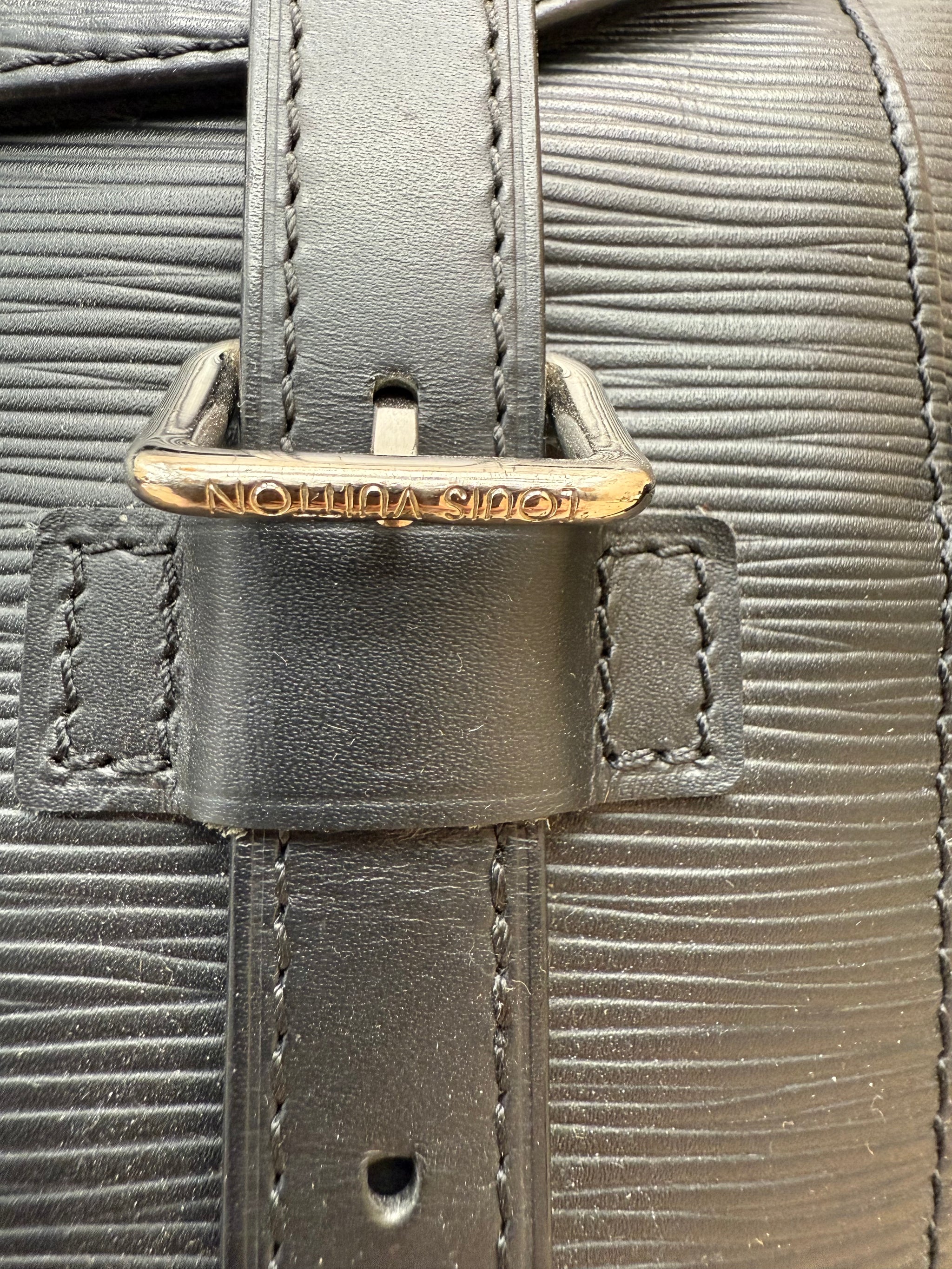 Louis Vuitton Black Epi Christopher Backpack