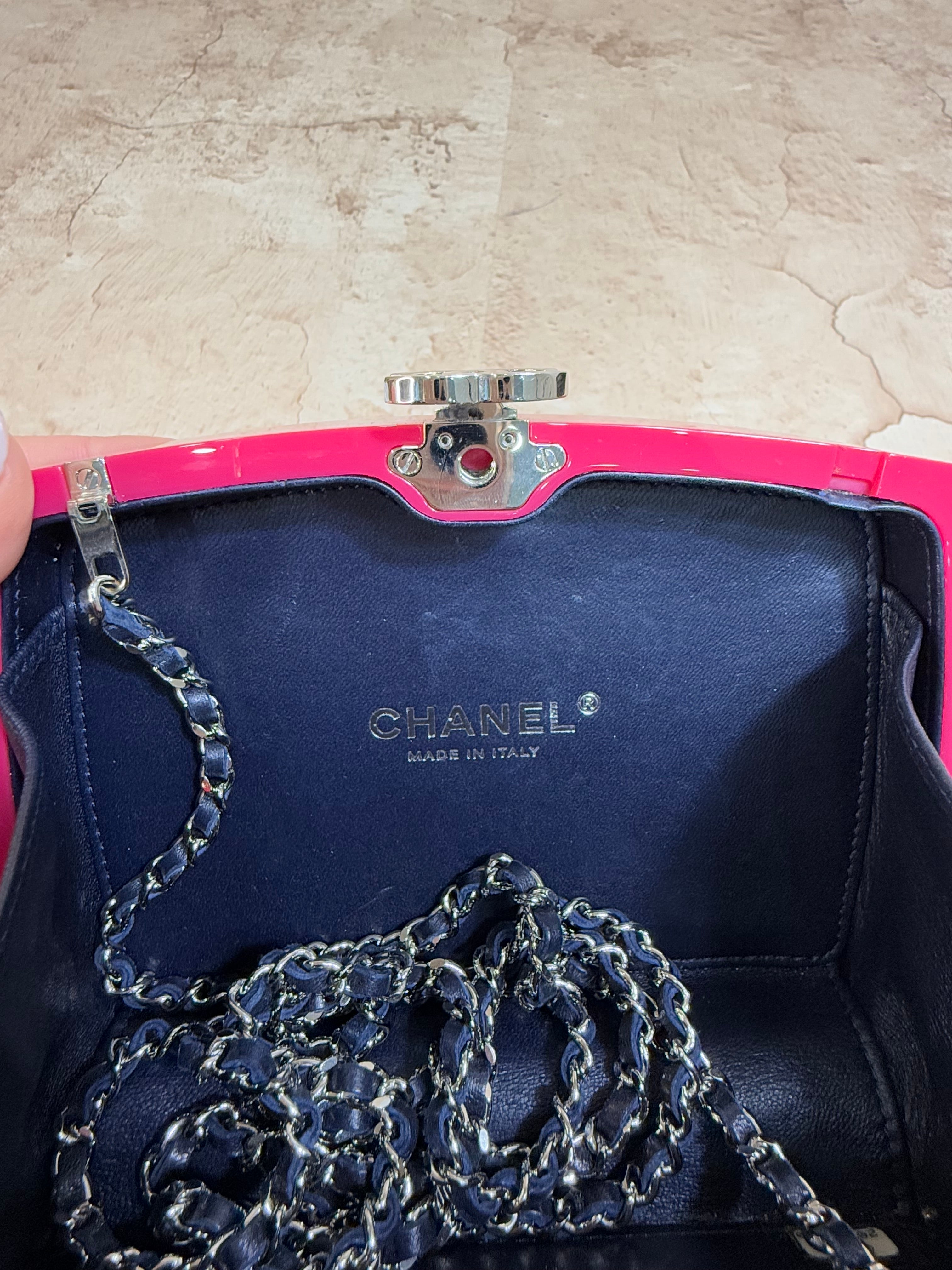 Chanel Pink Limited Edition 5x5=CC Clutch Crossbody