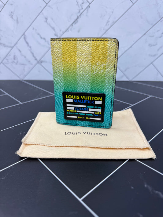 BRAND NEW Louis Vuitton Damier Stripes Pocket Organizer