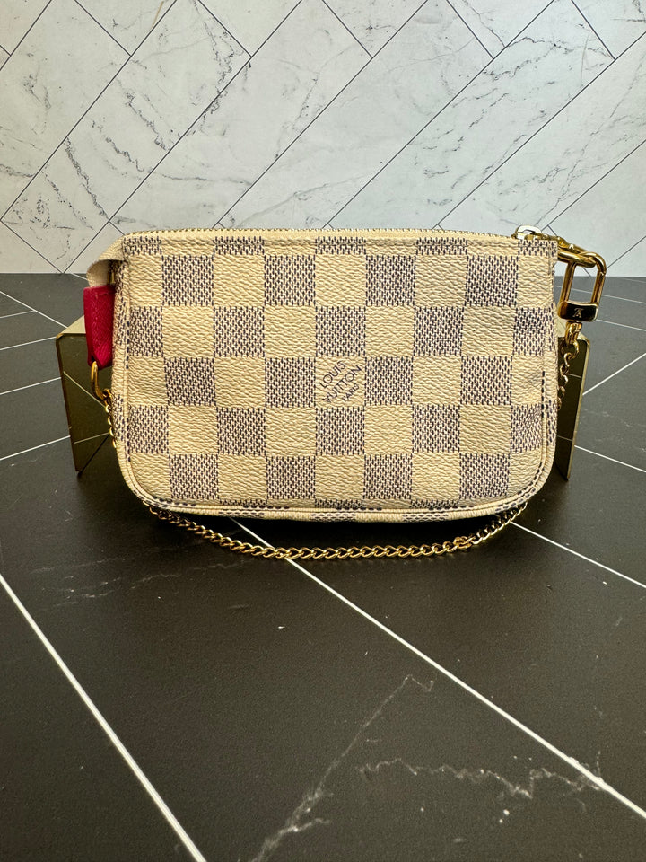 Louis Vuitton Damier Azur Animation Mini Pochette