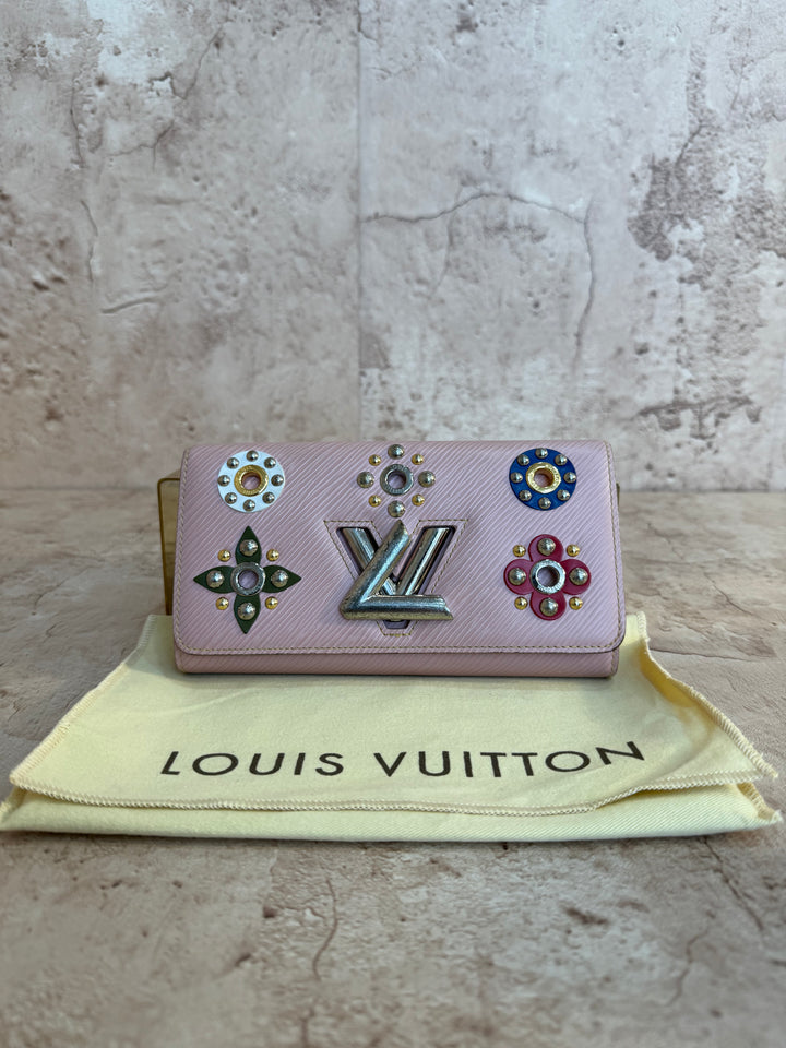 Louis Vuitton Pink Epi Twist Wallet