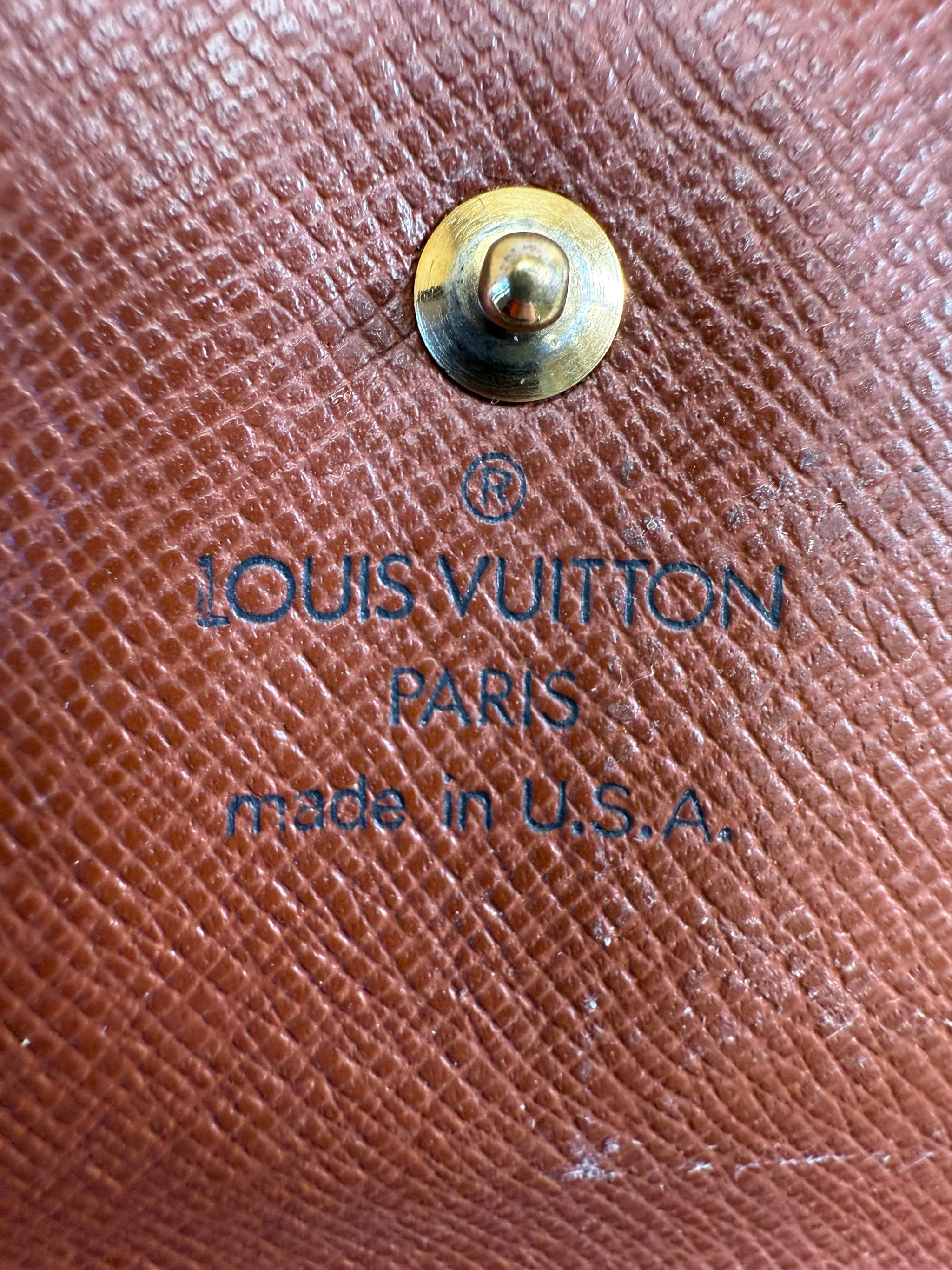 Louis Vuitton Monogram Elise Compact Wallet