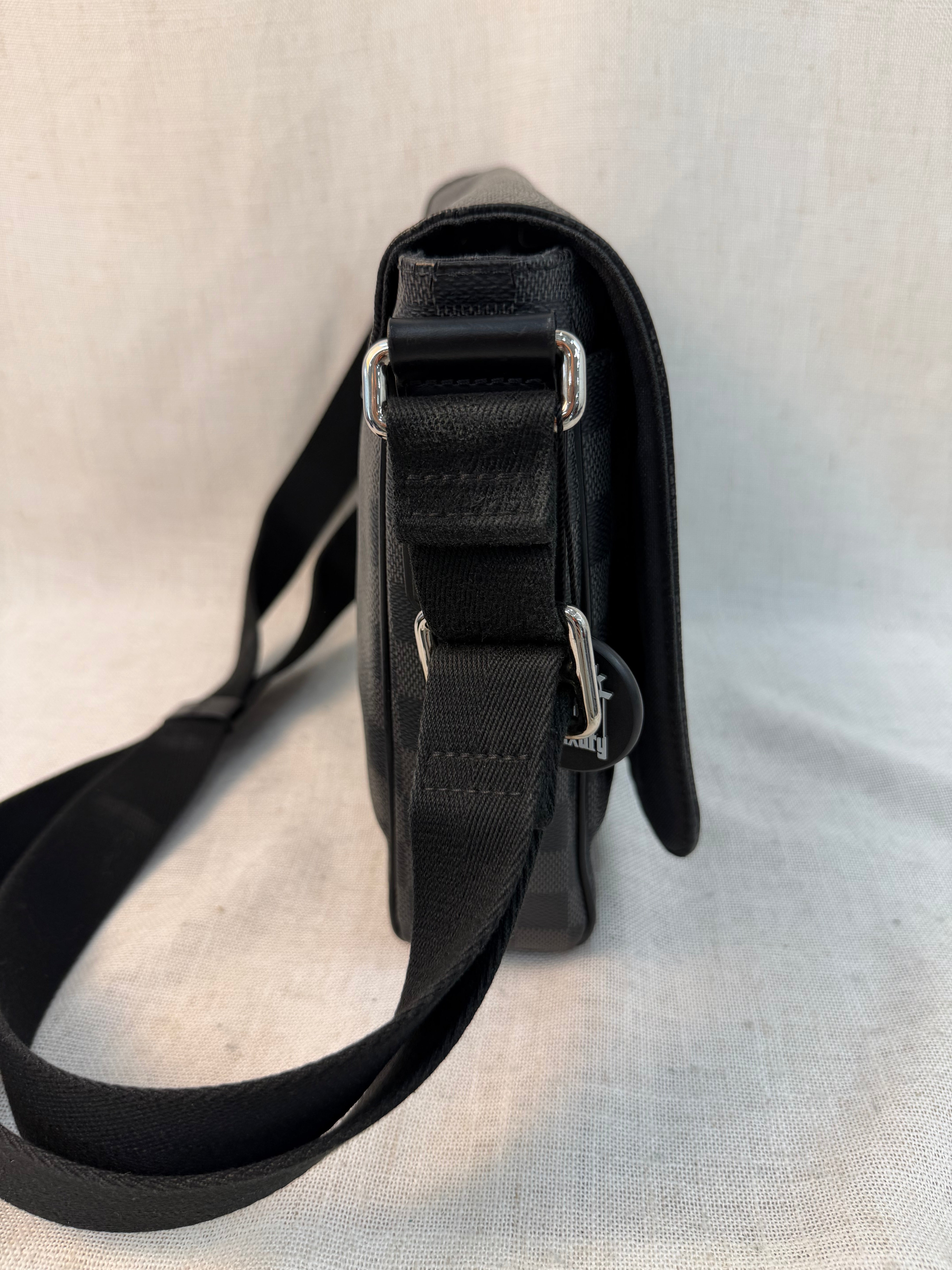 Louis Vuitton Damier Graphite District PM Messenger Bag