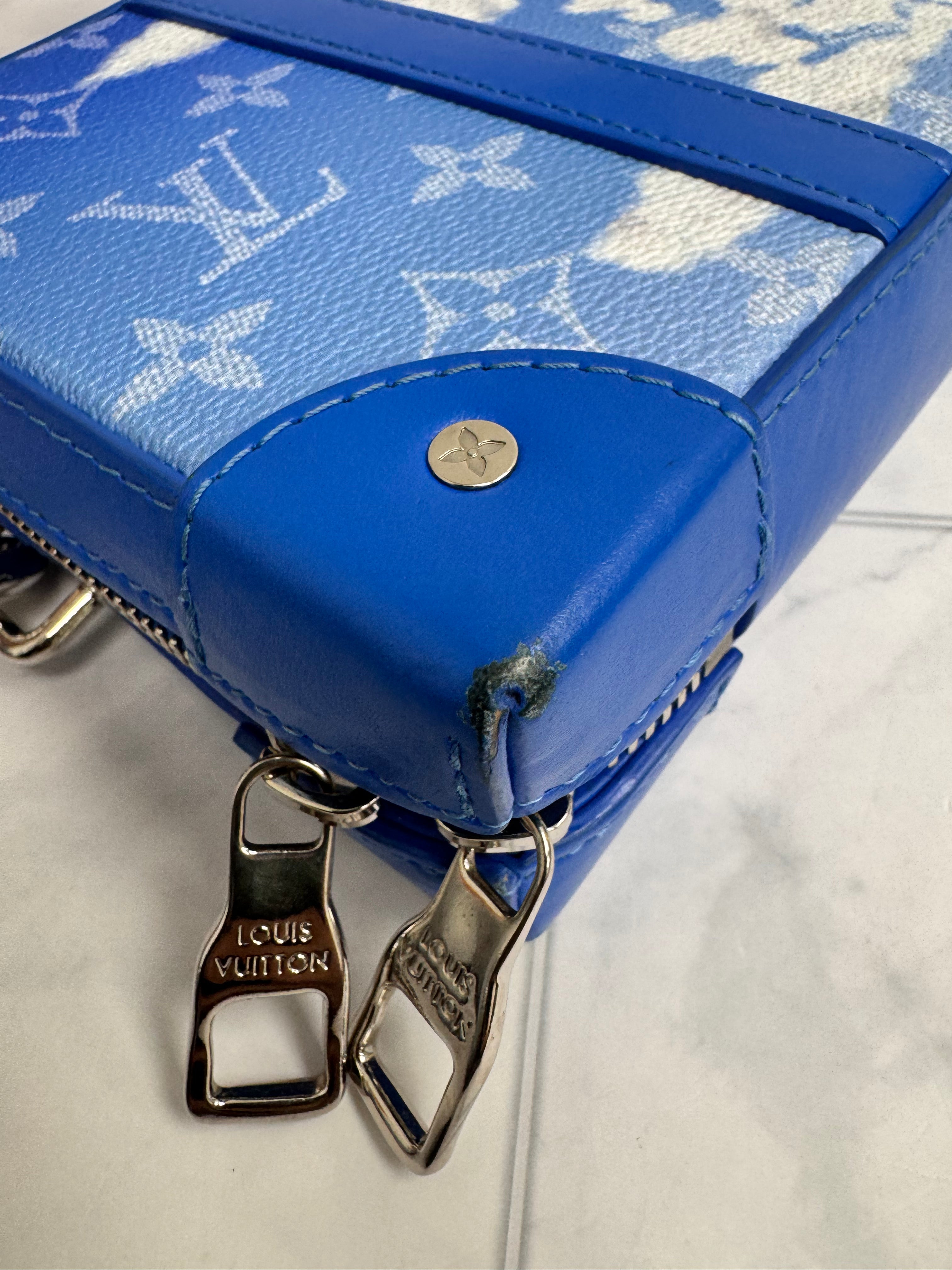 Louis Vuitton Blue Monogram Clouds Soft Trunk Crossbody