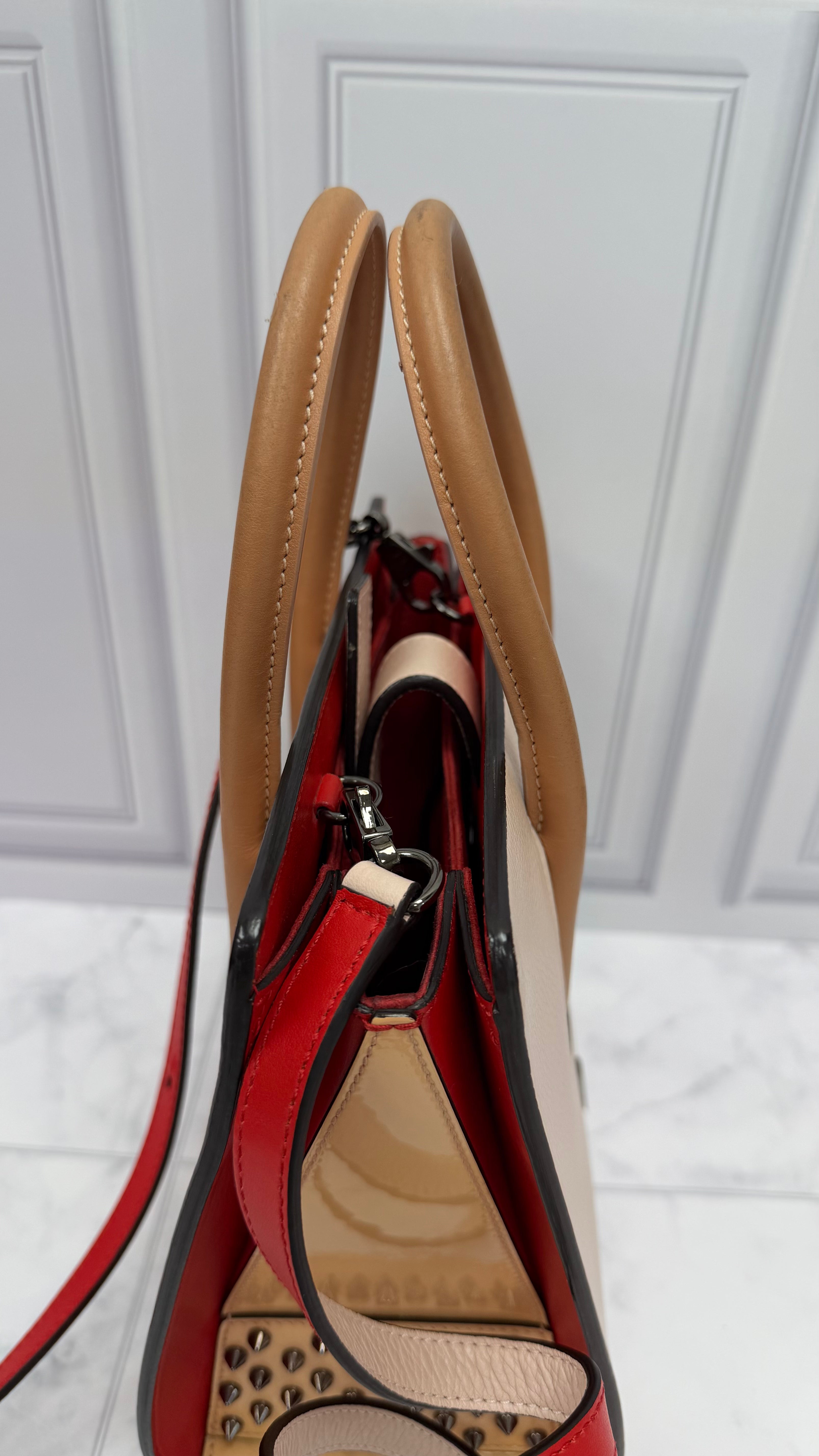 *DONS DROP* Christian Louboutin Pale Pink Leather Small Paloma Tote