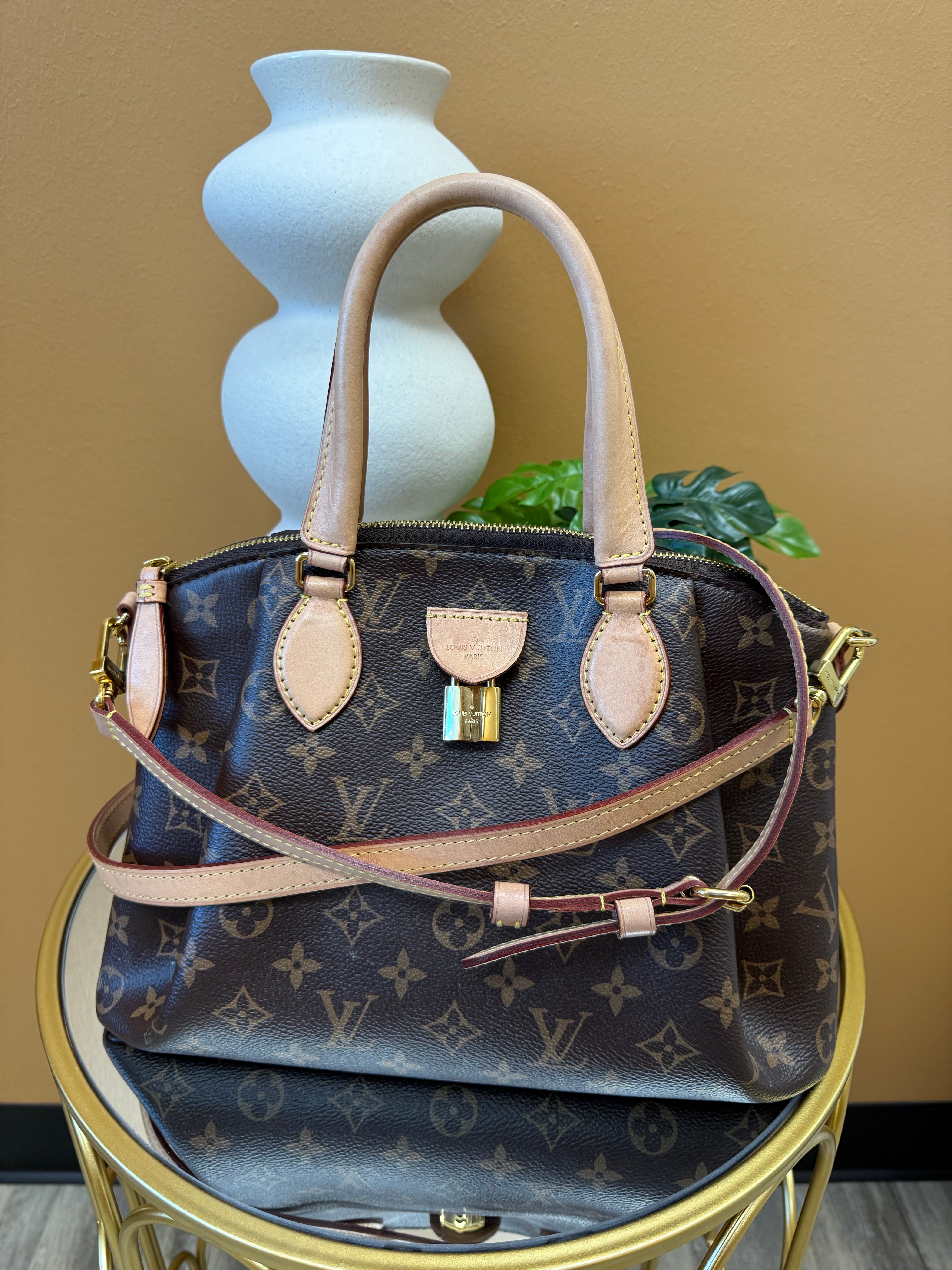 LIKE NEW- Louis Vuitton Monogram Rivoli PM 2way Bag