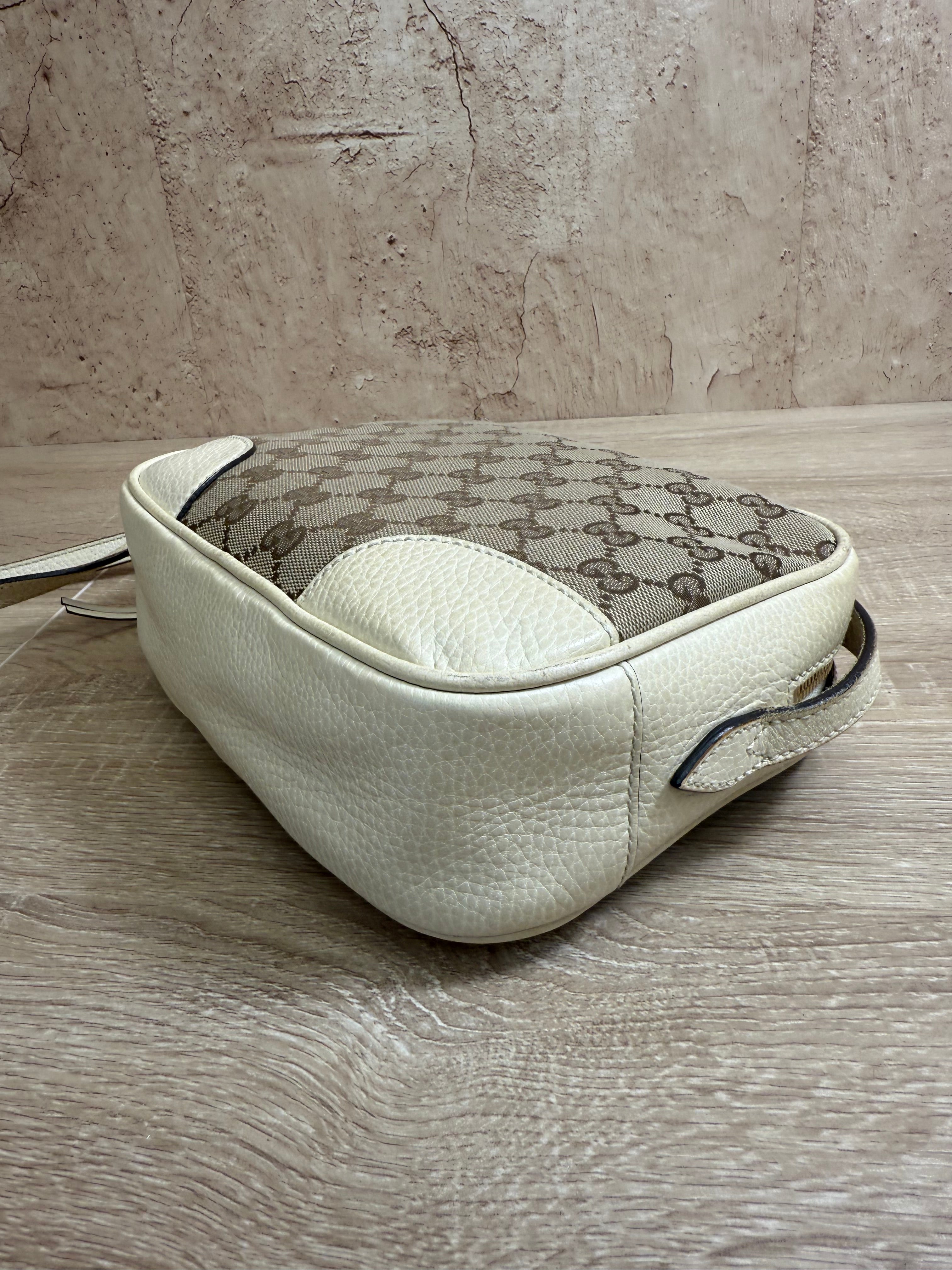 Gucci Beige Canvas Bree Crossbody