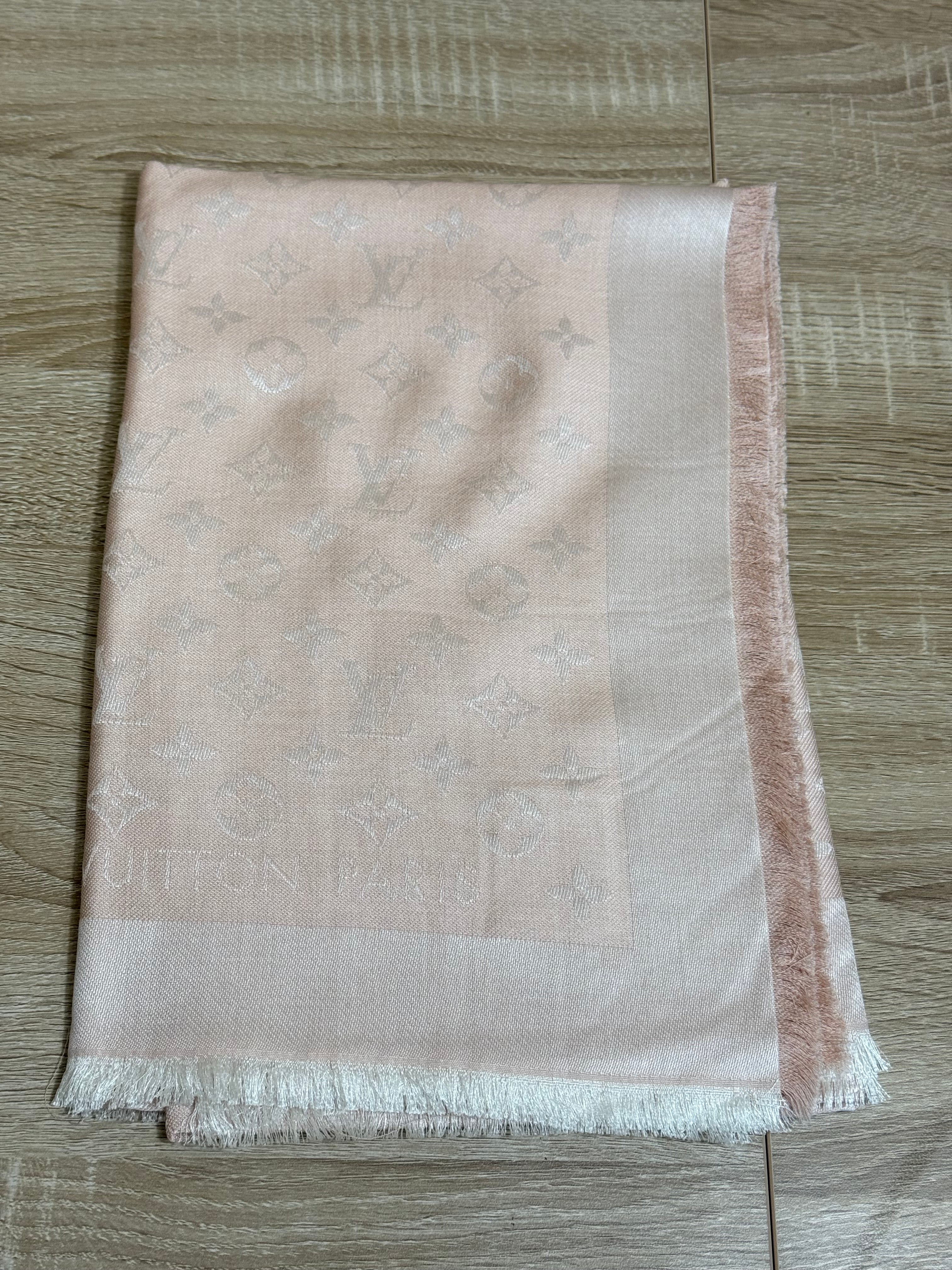 BRAND NEW- Louis Vuitton Light Pink Shawl/Scarf