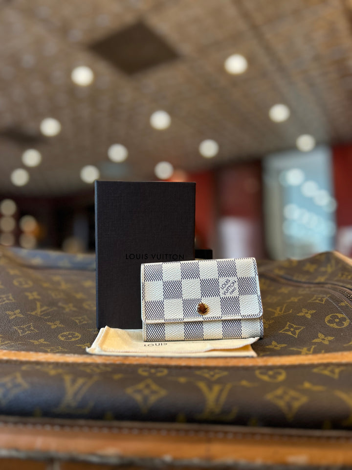 Louis Vuitton Damier Azur 6 Key Ring Case