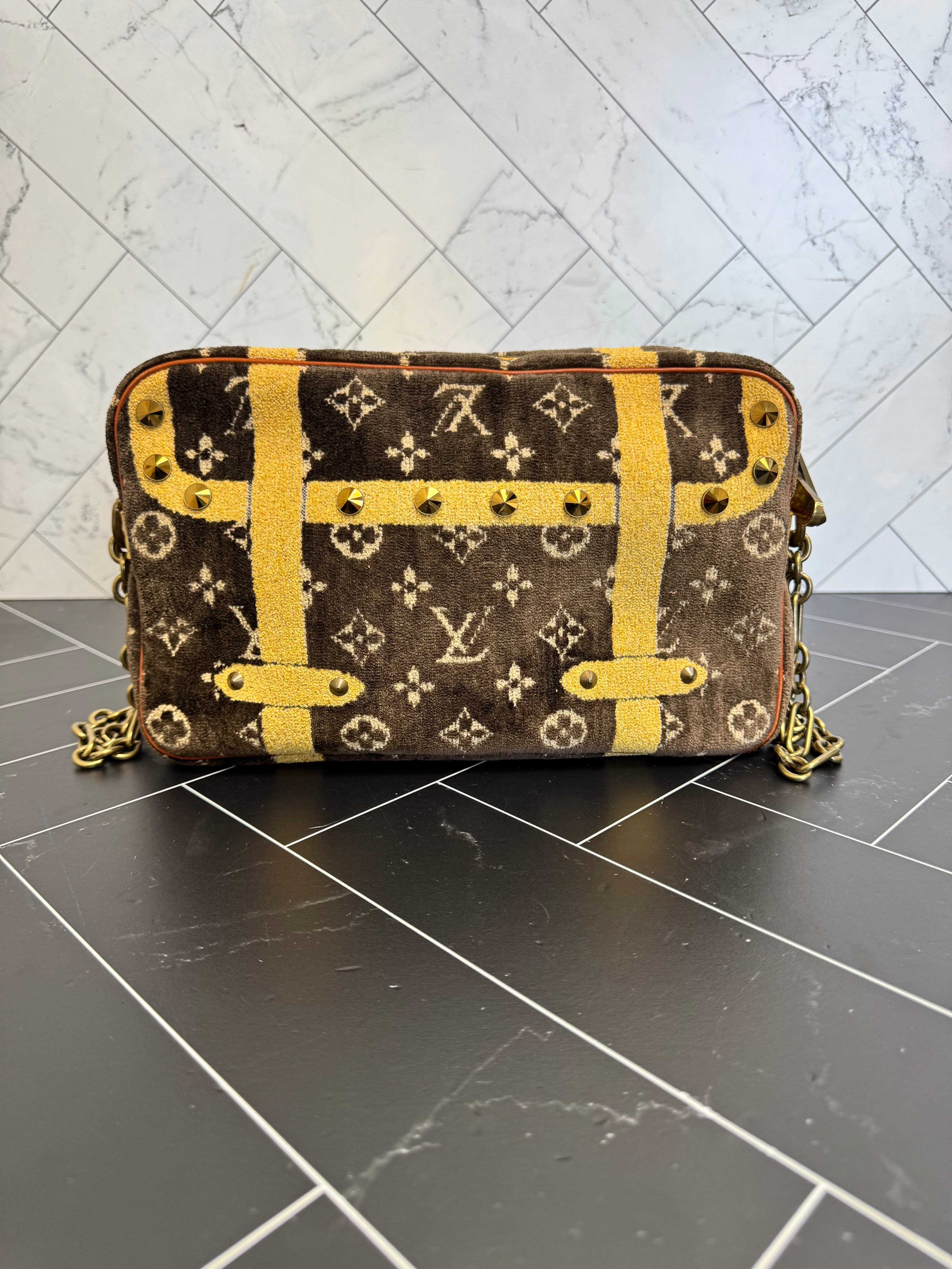 Louis Vuitton Velvet Trompe L'oeil Trocadero Shoulder Bag