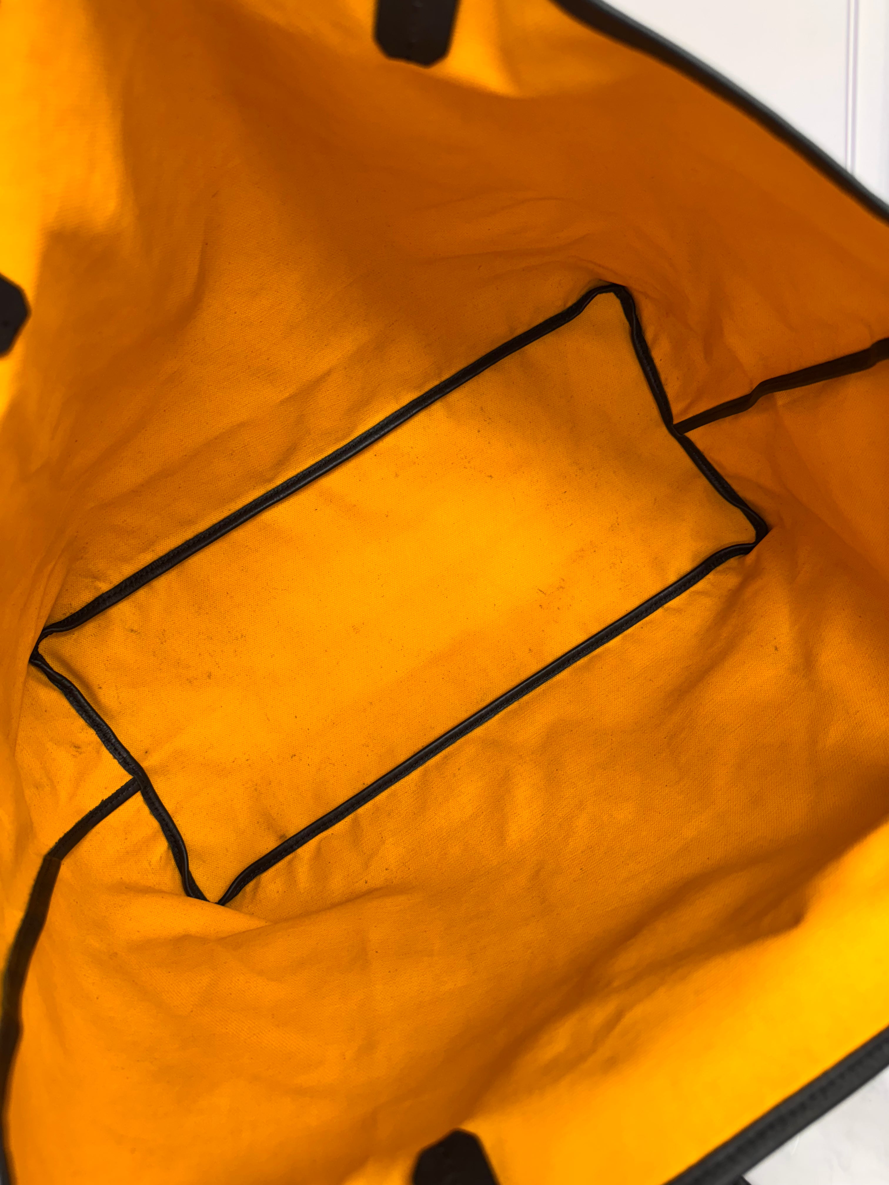 Goyard Yellow Coated Canvas Saint Louis Tote GM