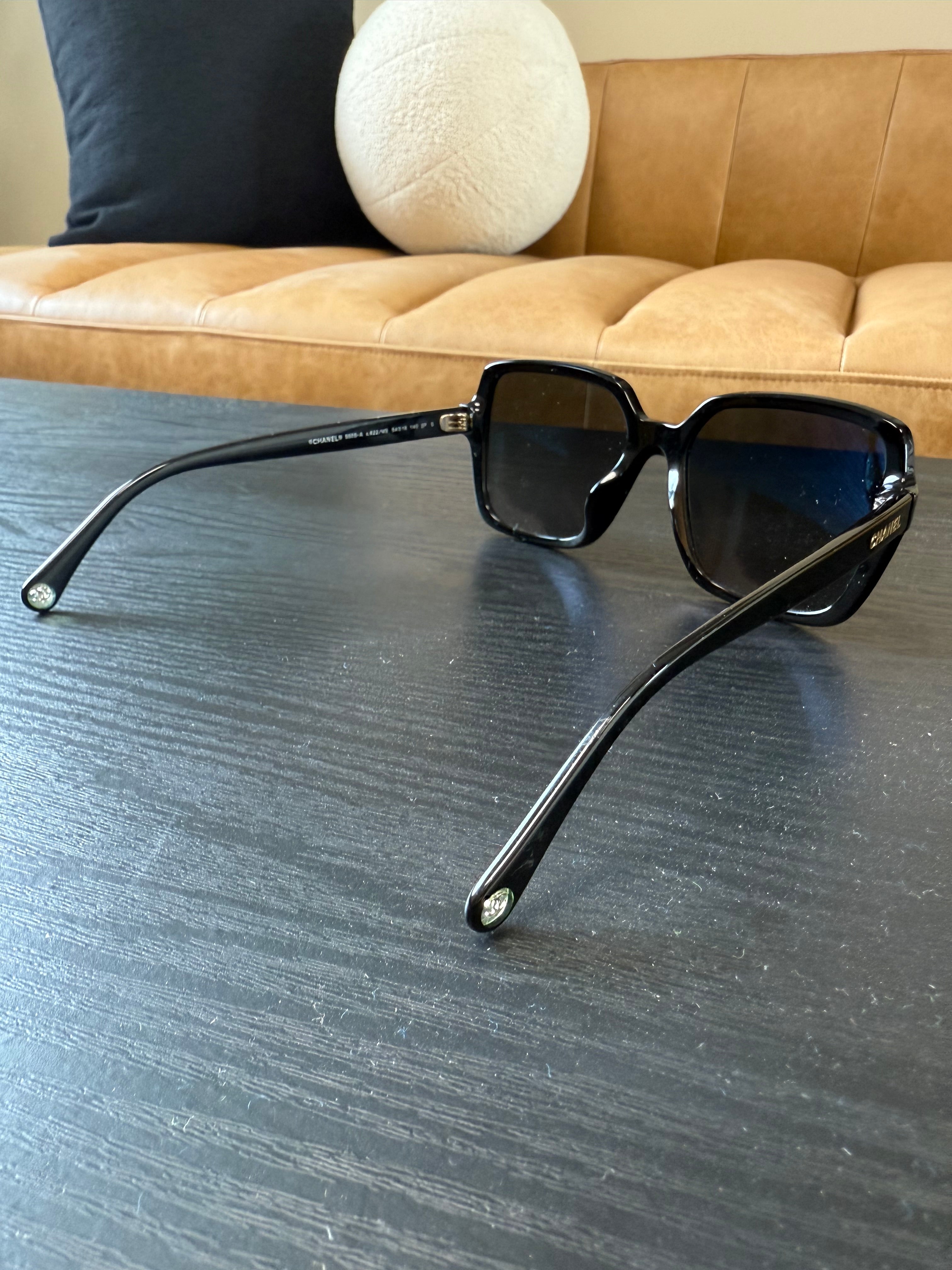 Chanel Black Women’s Oversized Sunglasses