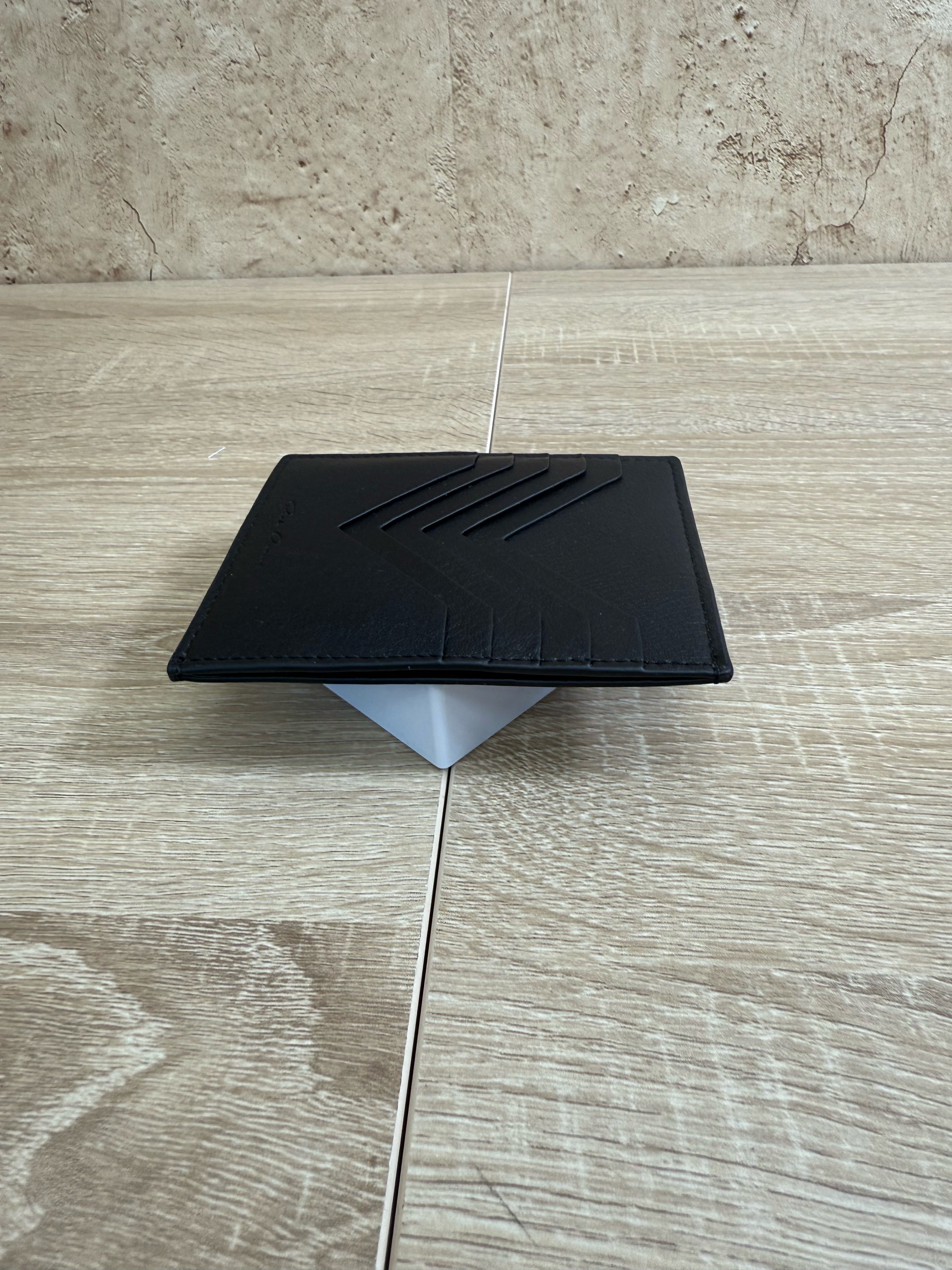 BRAND NEW Rick Owens Black Leather Card Holder