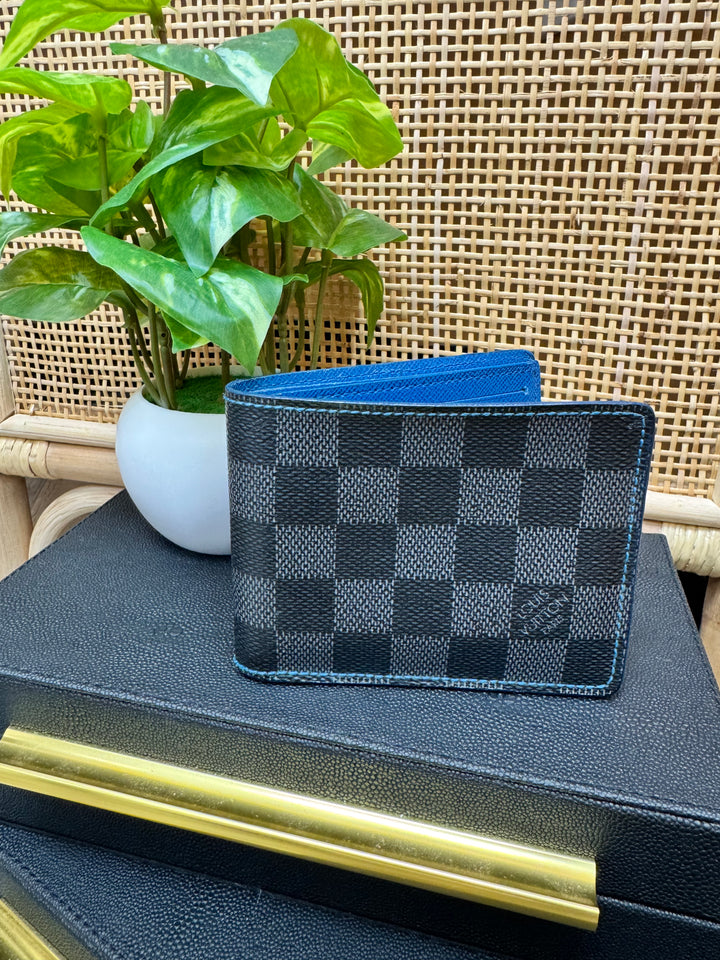 Louis Vuitton Damier Graphite & Blue Men’s Bifold Wallet