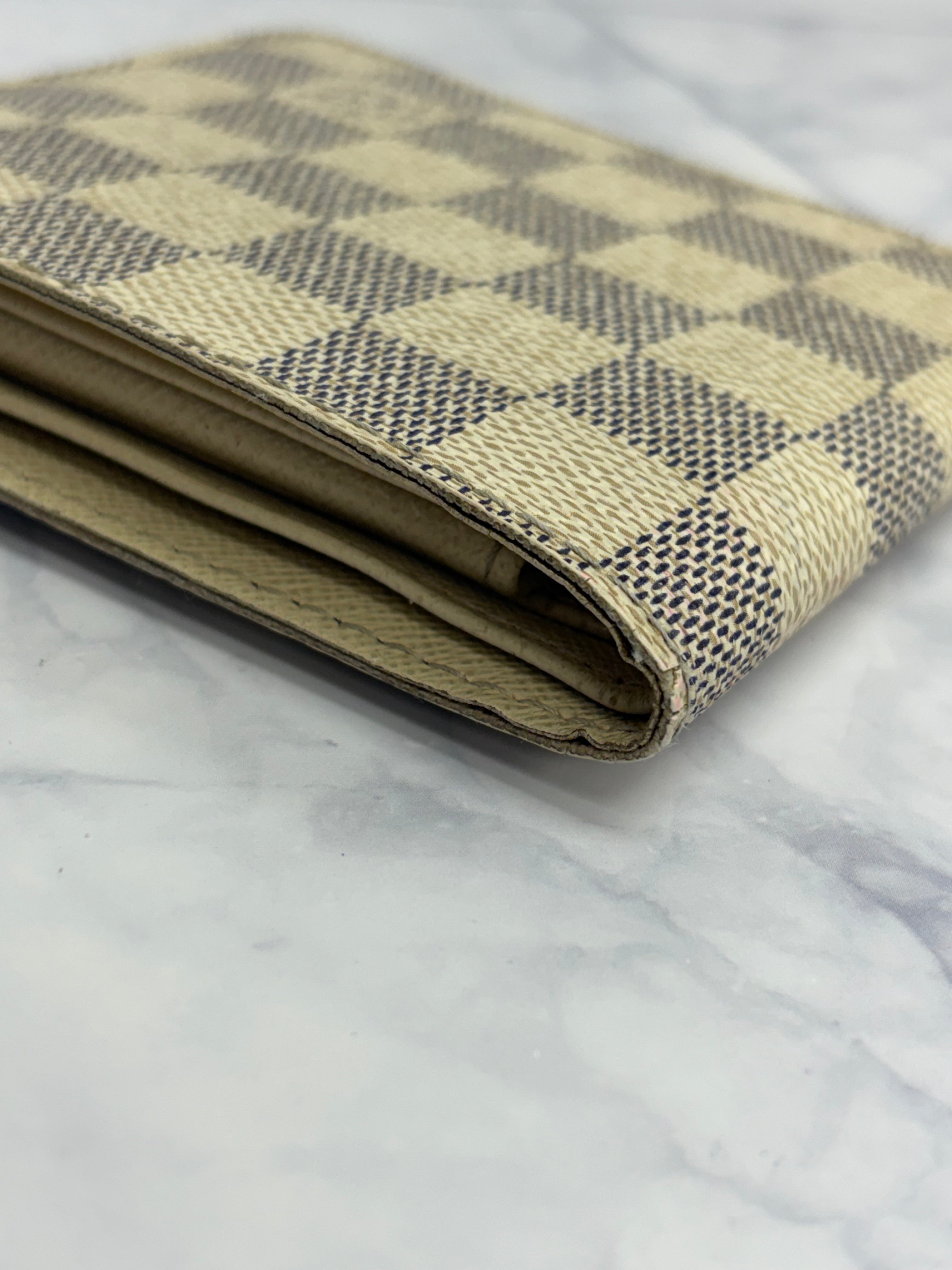 Louis Vuitton Damier Azur Bifold Compact Wallet