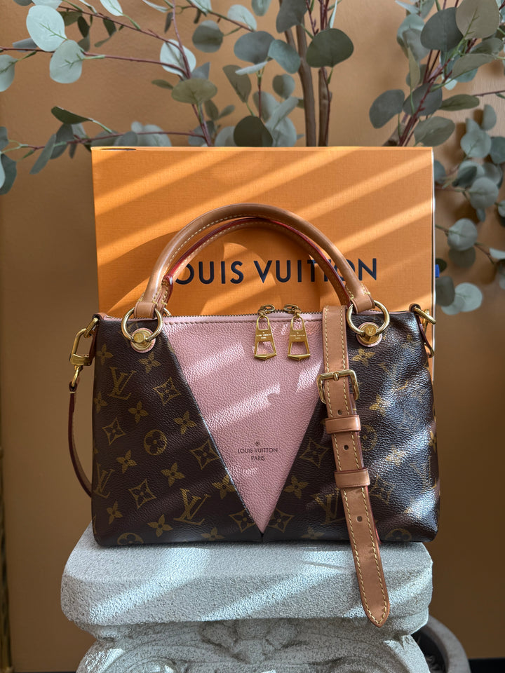 Louis Vuitton Monogram & Balerine Pink V Tote BB