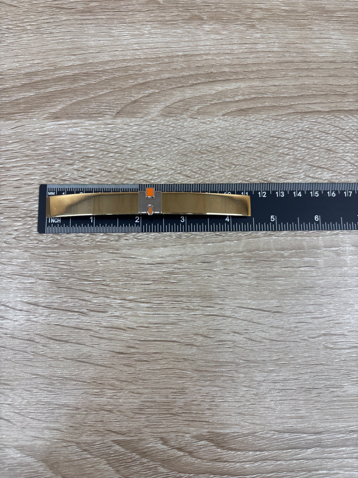 Hermes Gold And Silver Eileen Hair Clip