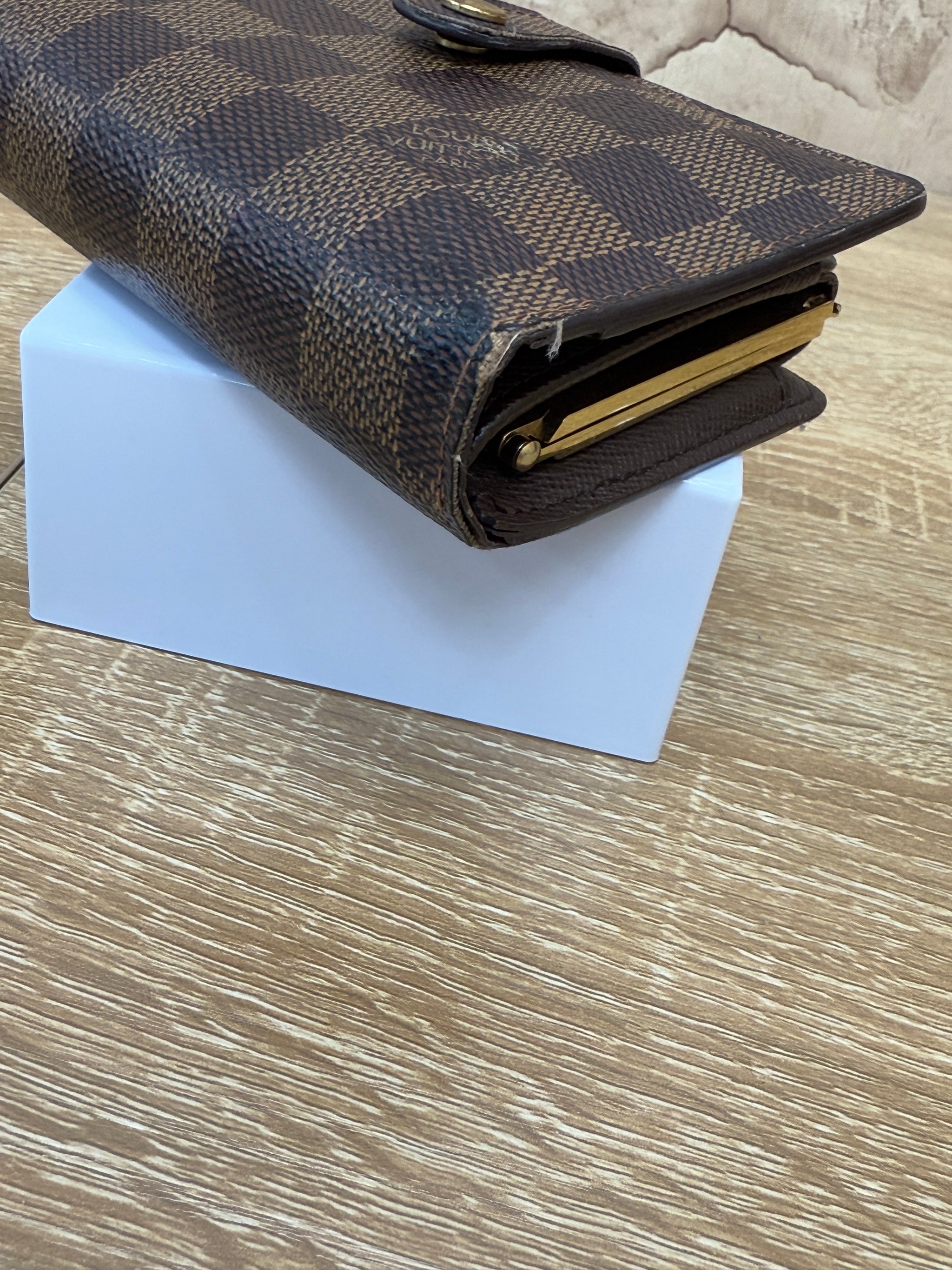 Louis Vuitton Damier Ebene French Wallet