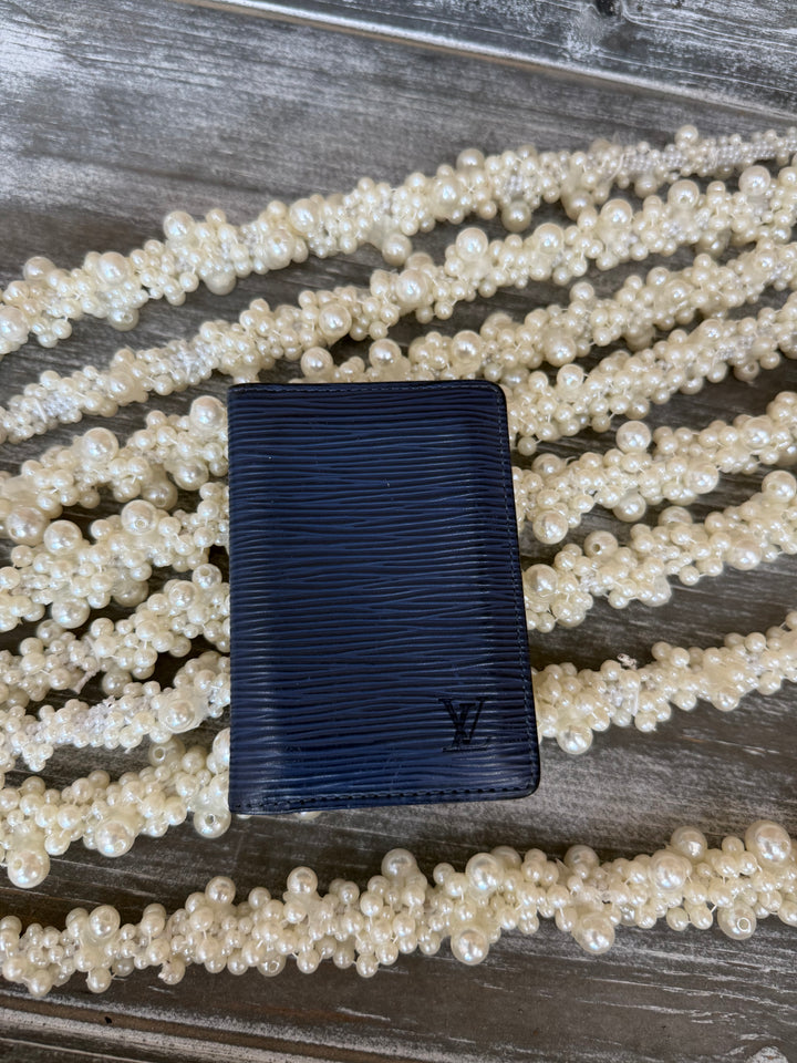 Louis Vuitton Blue Epi Pocket Organizer