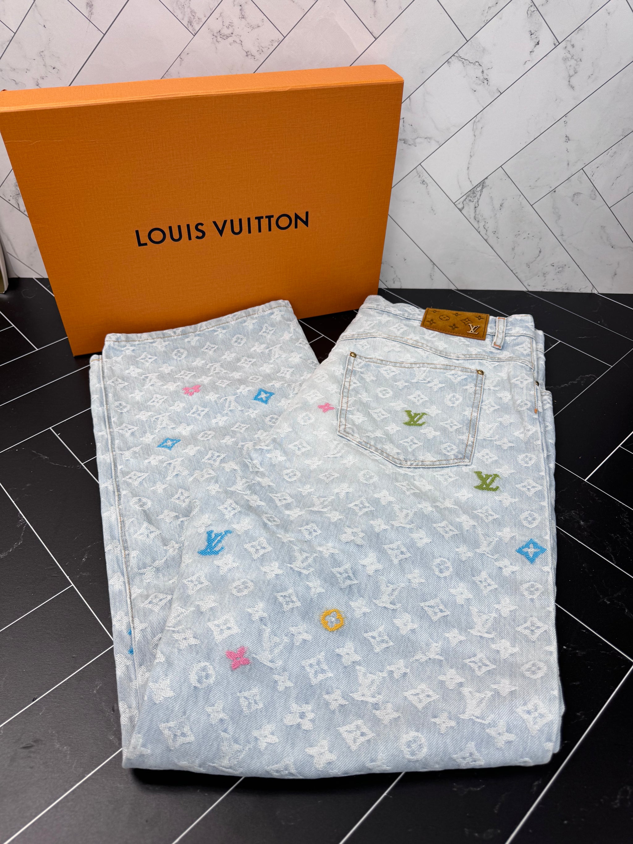 BRAND NEW- Louis Vuitton x Tyler The Creator Demin Jeans size 32/30