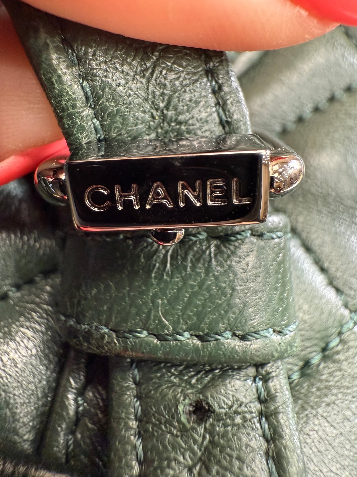 Chanel Green Lambskin Large Urban Spirit Backpack