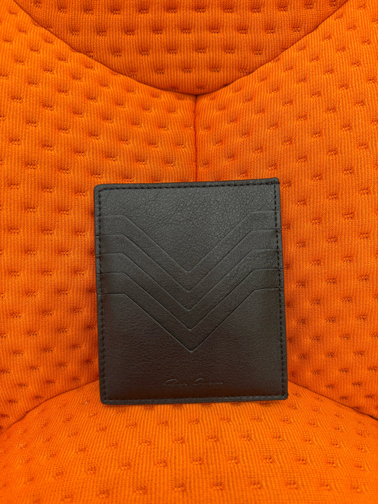 BRAND NEW Rick Owens Black Leather Card Holder